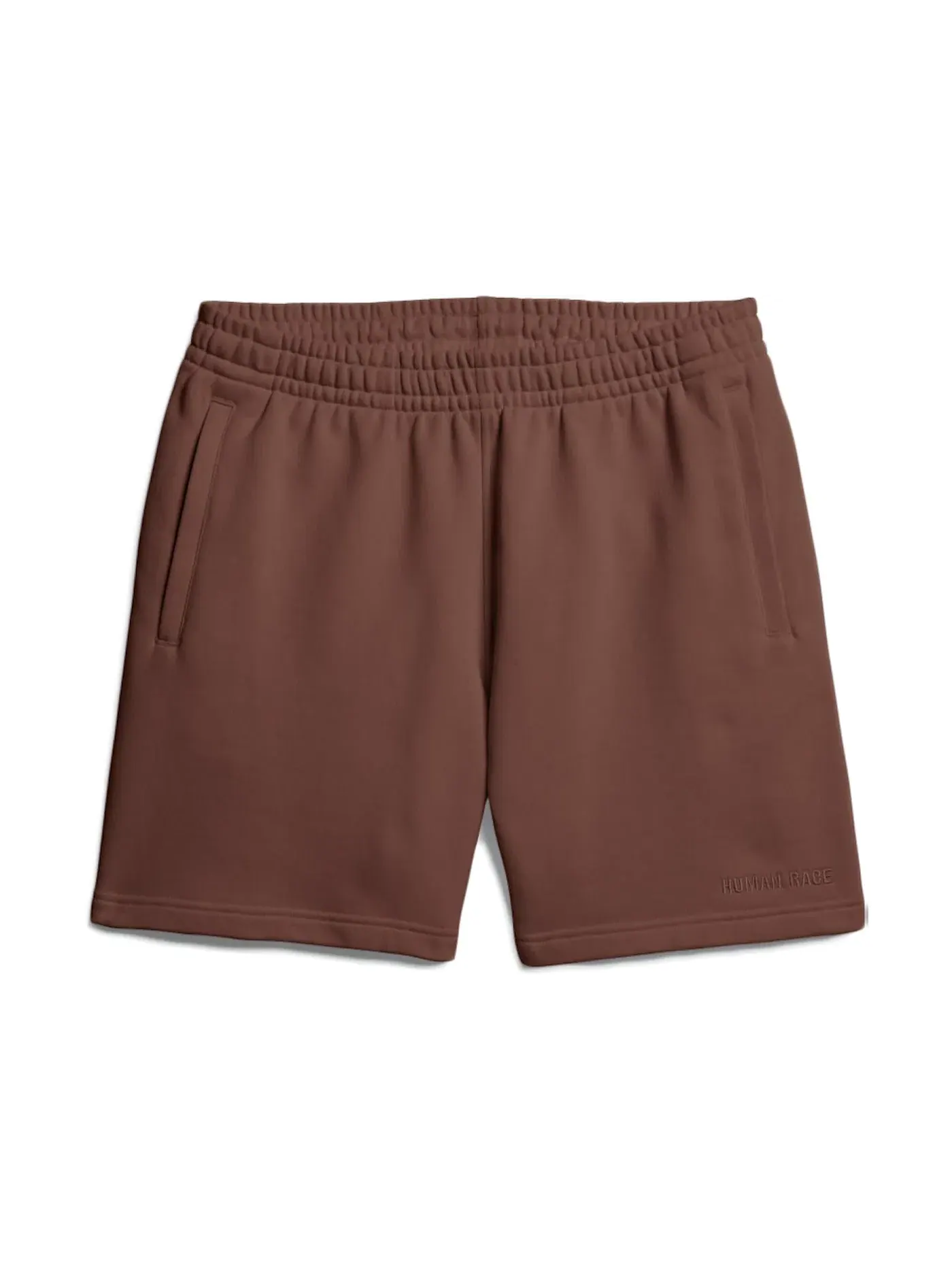Детские шорты с принтом Pharrell Williams Basics Sweat Shorts Adidas — изображение 1 из 2, коричневый