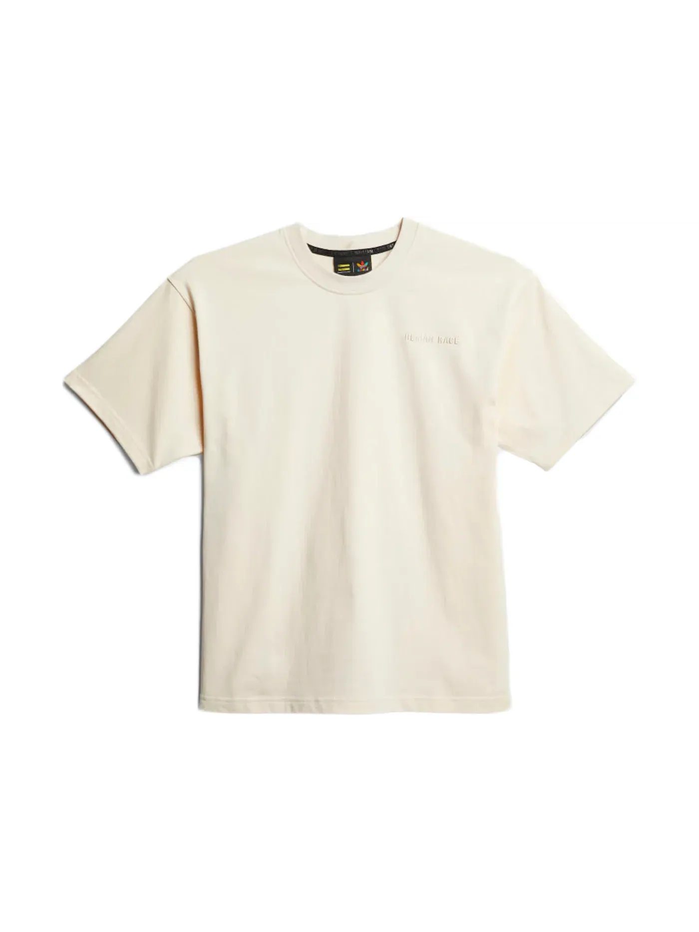 Детская футболка с принтом Pharrell Williams Basics Tee Adidas — изображение 1 из 1, бежевый