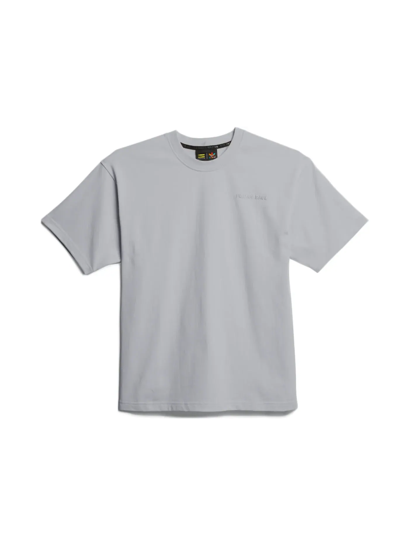 Футболка с длинным рукавом Tee Adidas — изображение 1 из 1, светлый серый