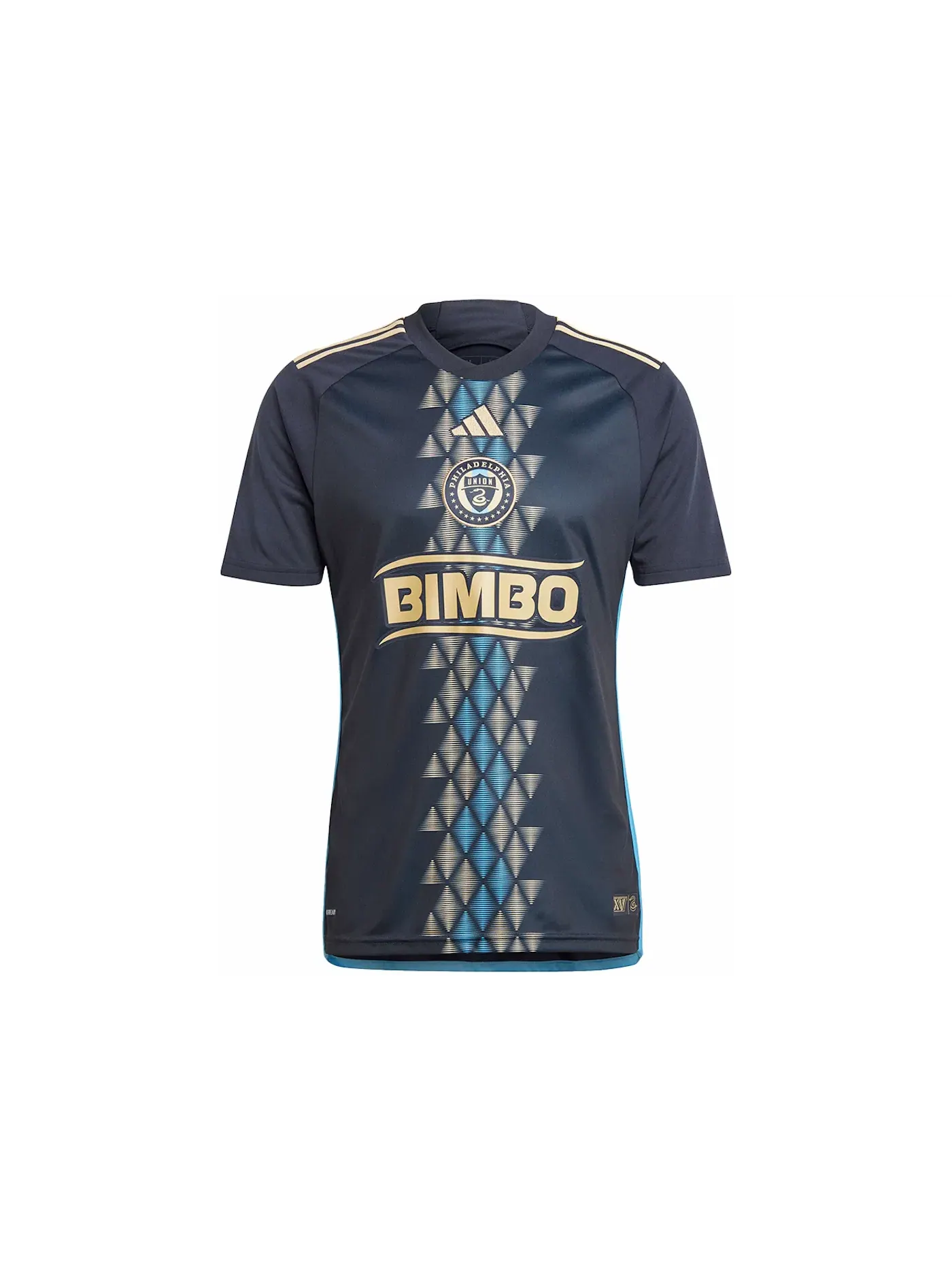 Мужская футбольная джерси с длинным рукавом Jersey Adidas — изображение 1 из 1, темно-синий