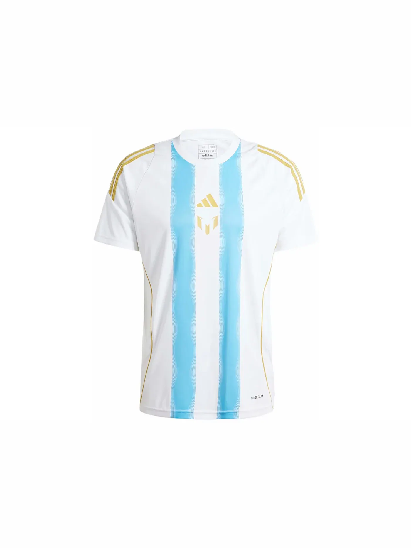 Мужская футбольная футболка с длинным рукавом Jersey Adidas — изображение 1 из 1, белый синий
