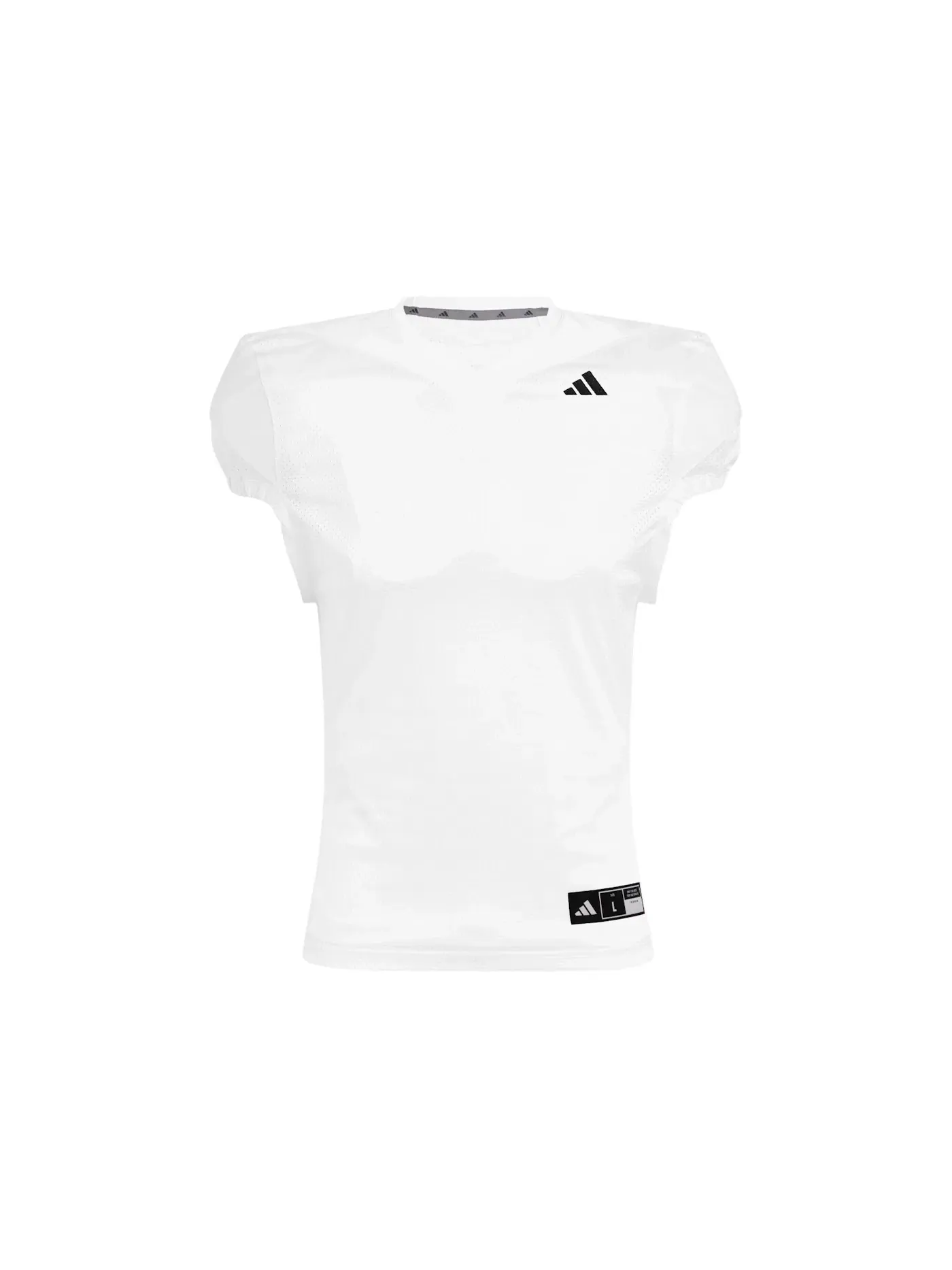 Мужская футбольная футболка с длинным рукавом Adidas — изображение 1 из 1, белый