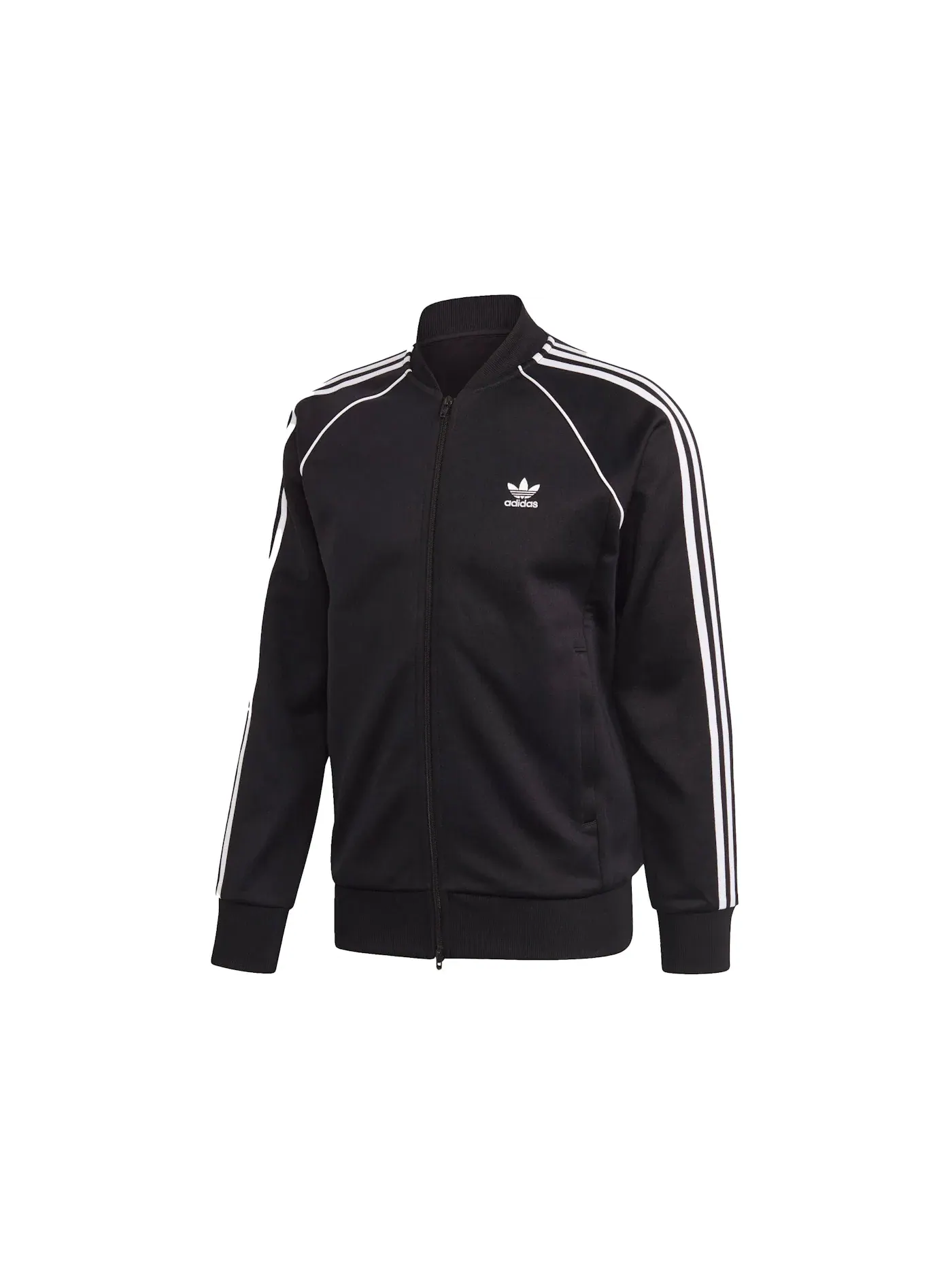 Мужская ветровка Primeblue SST Track Jacket Adidas — изображение 1 из 2, черный/белый