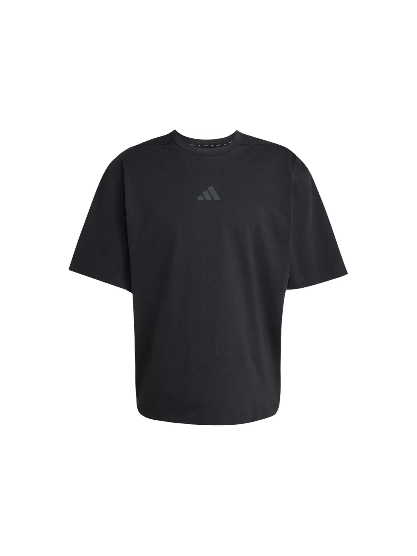 Мужская футболка с принтом Adidas — изображение 1 из 1, черный