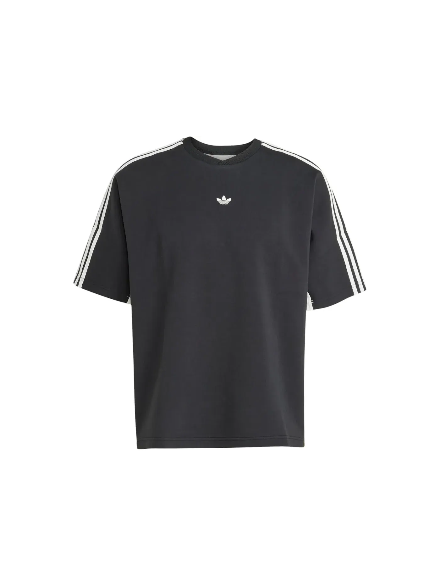 Мужская футбольная футболка с длинным рукавом Jersey Adidas — изображение 1 из 1, черный