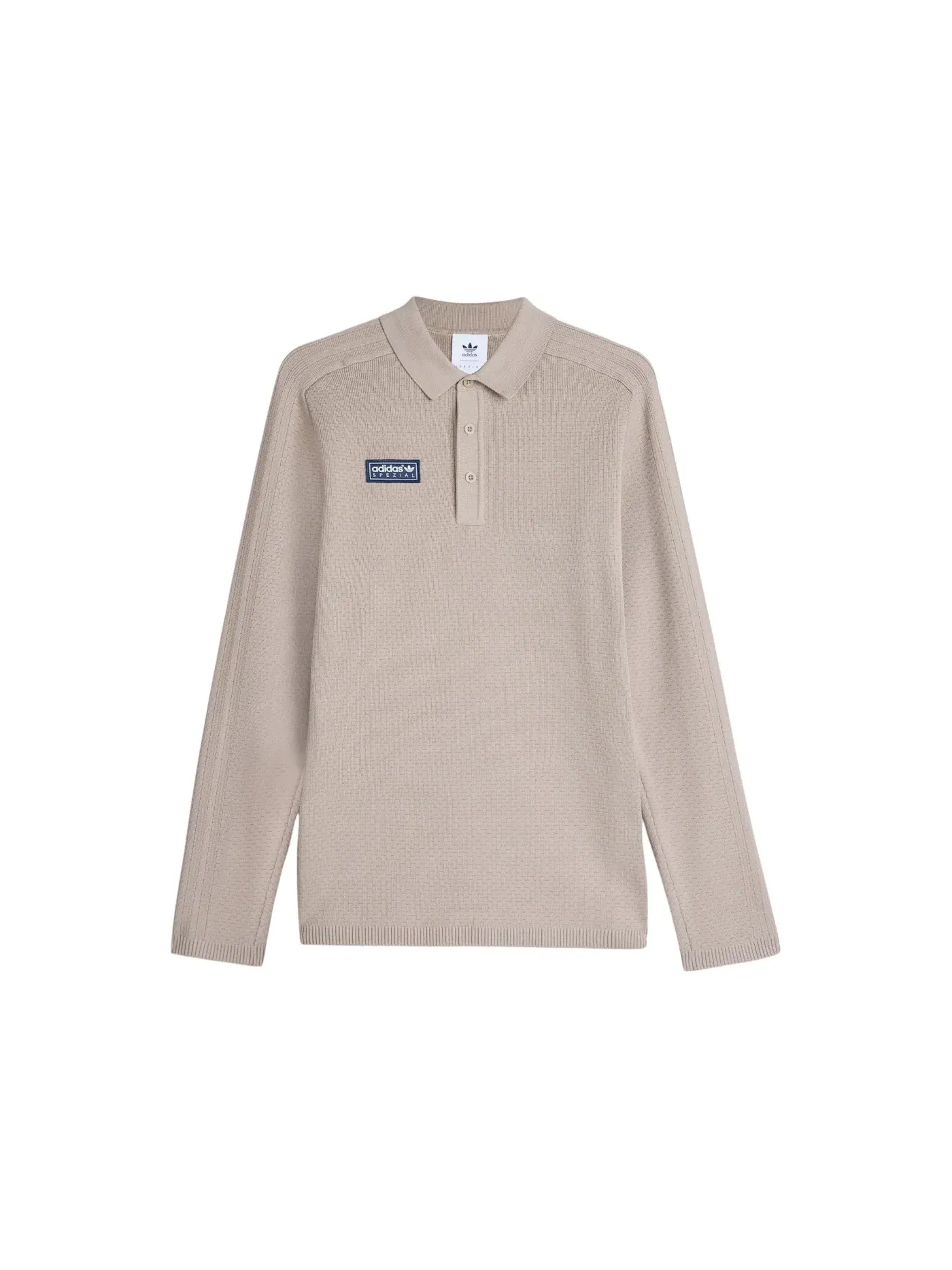 Мужское поло с длинным рукавом Adidas Polo, Blanch Cargo — изображение 1 из 1