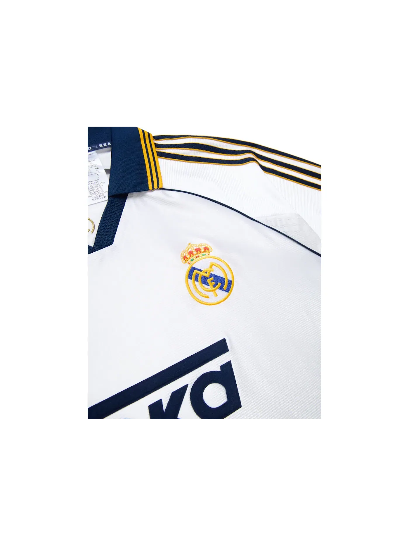 Мужская футбольная футболка с длинным рукавом Jersey Adidas — изображение 2 из 5, белый