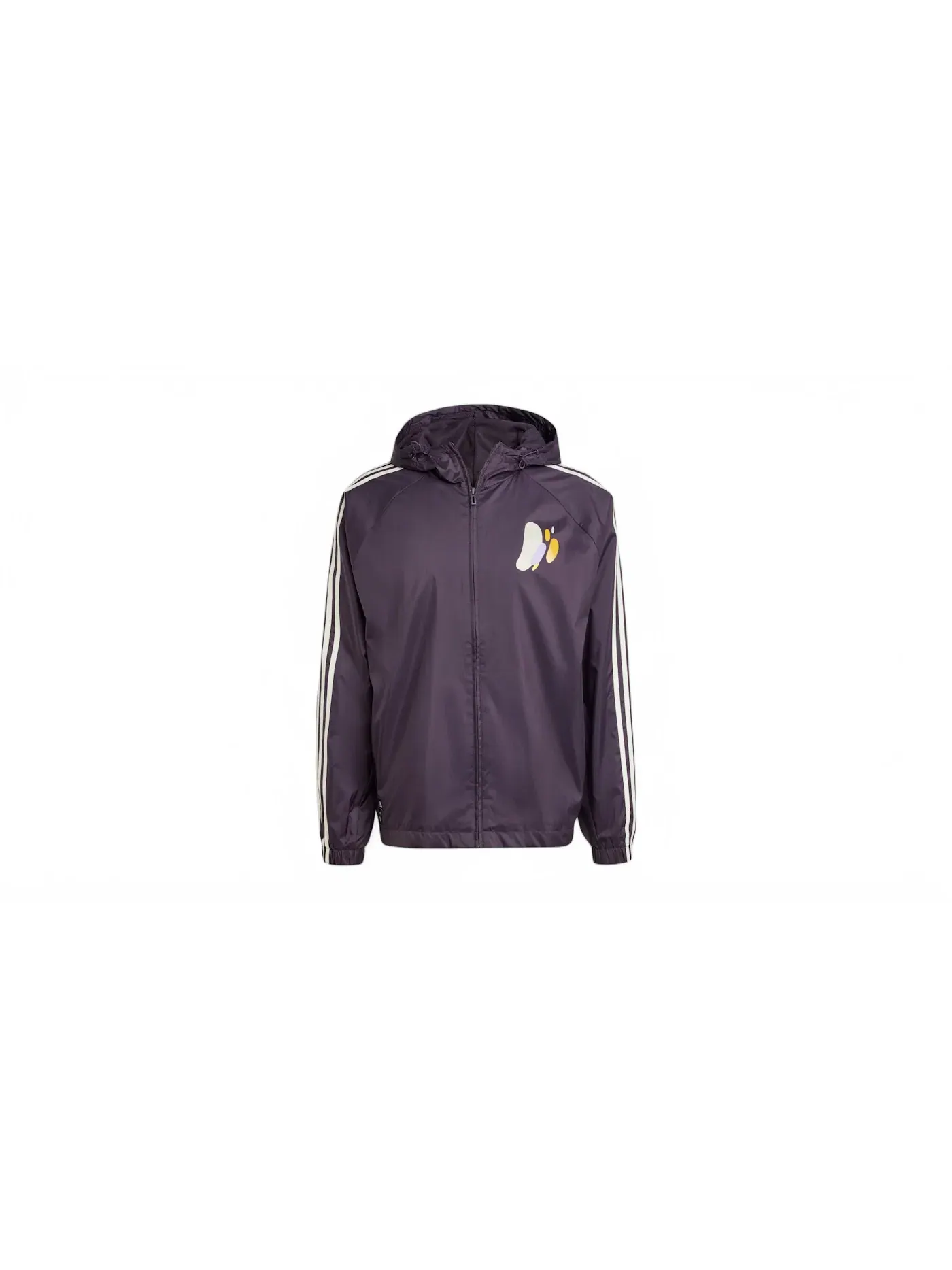 Мужская куртка-ветровка с длинным рукавом Adidas Real Madrid Seasonal Windbreaker — изображение 1 из 1, черный