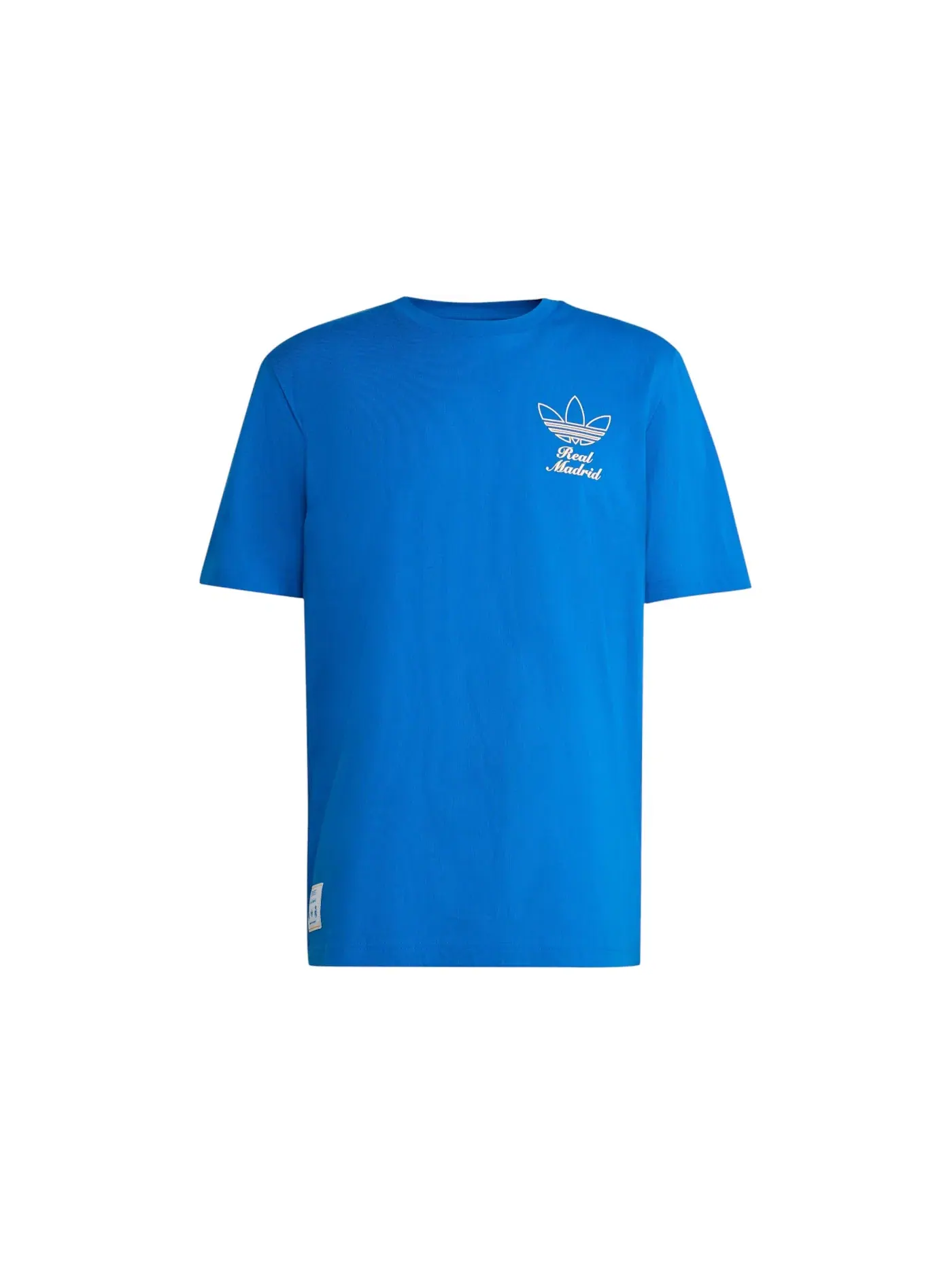 Мужская футболка с принтом Real Madrid Terrace Icons Graphic Tee Adidas — изображение 1 из 1, синий