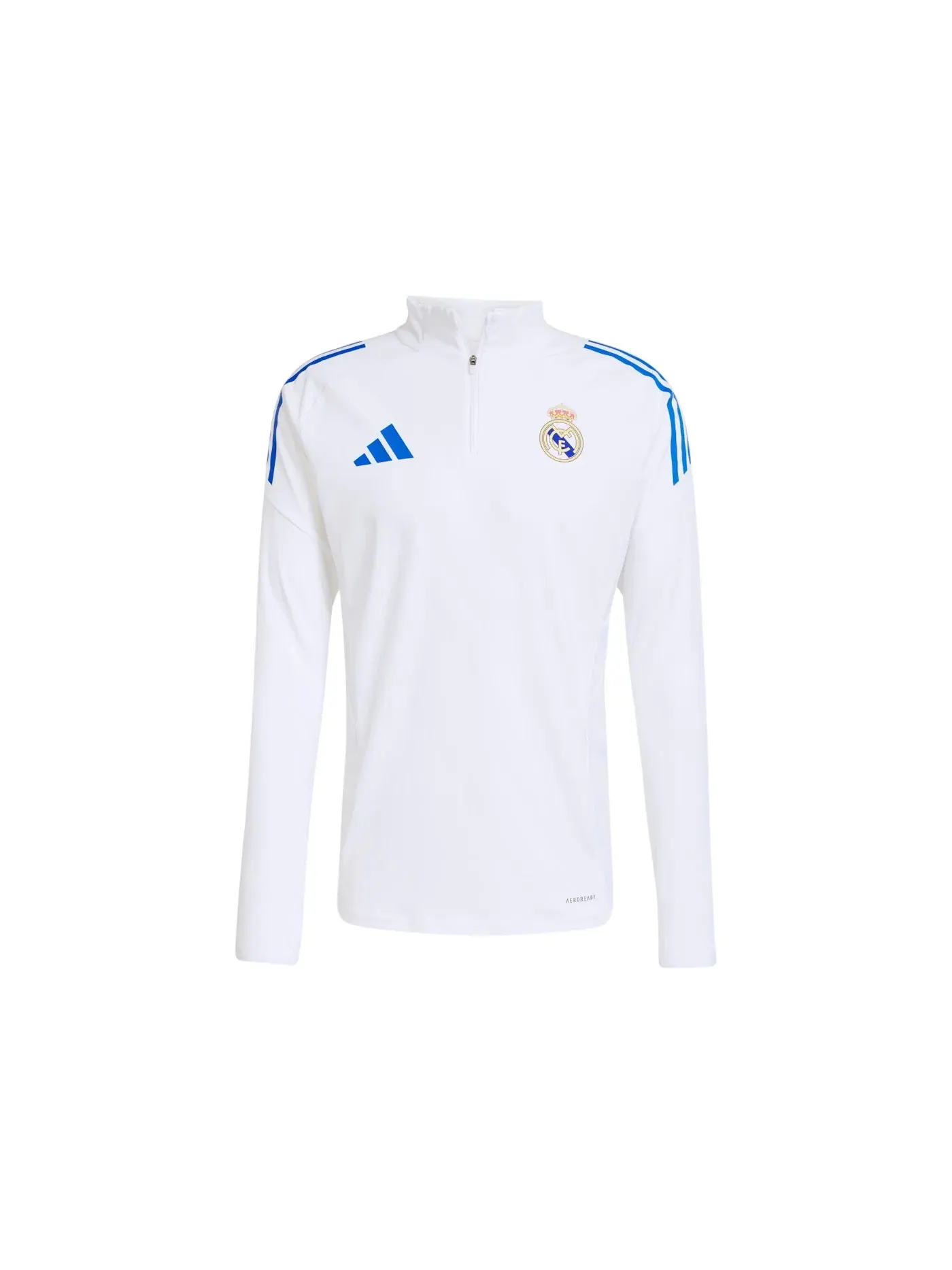 Мужская футболка с длинным рукавом Adidas Real Madrid Tiro 25 Competition Top — изображение 1 из 1, белый