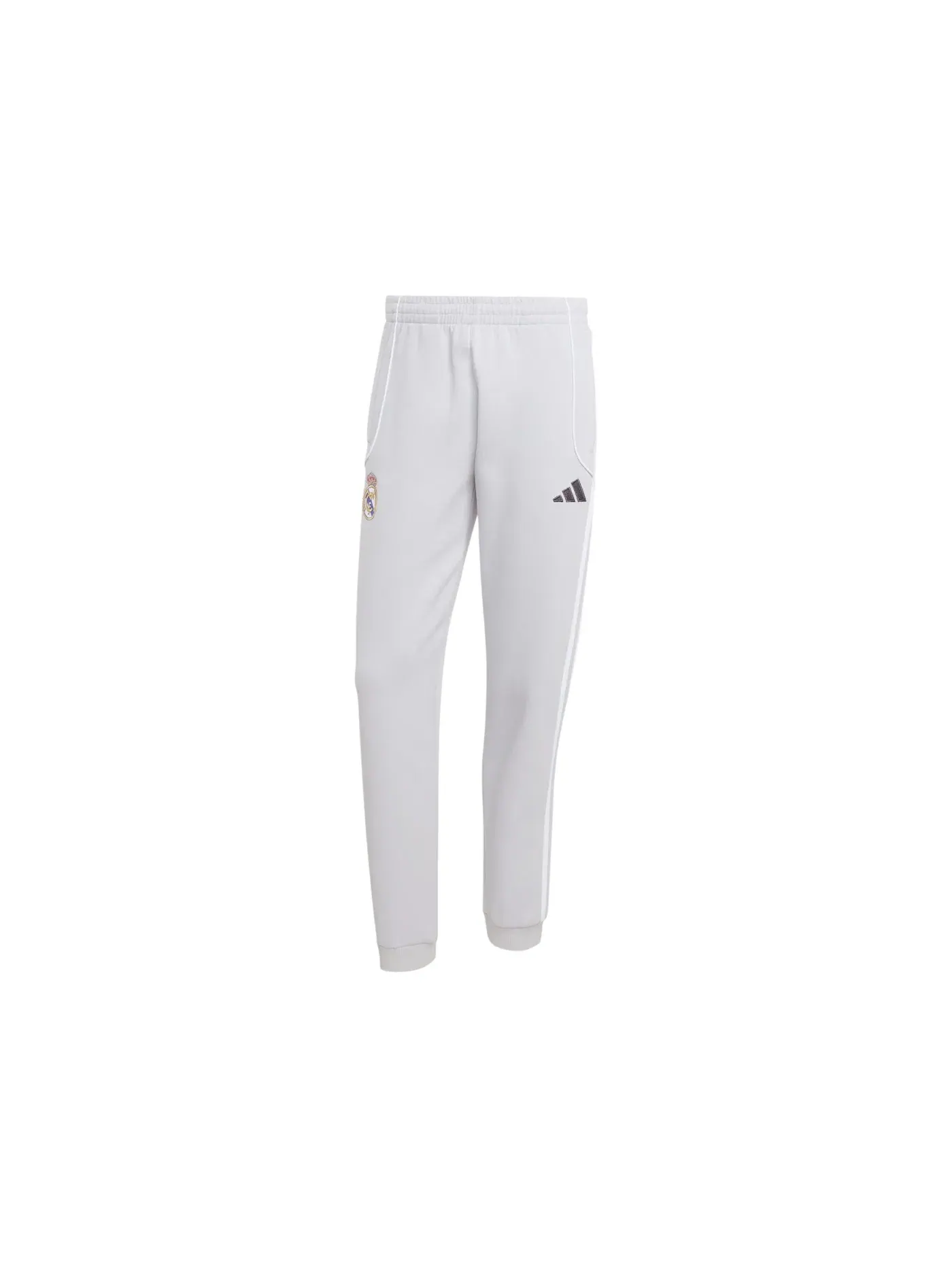 Мужские штаны тренировочные Real Madrid UBP Doubleknit Pants Adidas — изображение 1 из 1, светлый серый белый