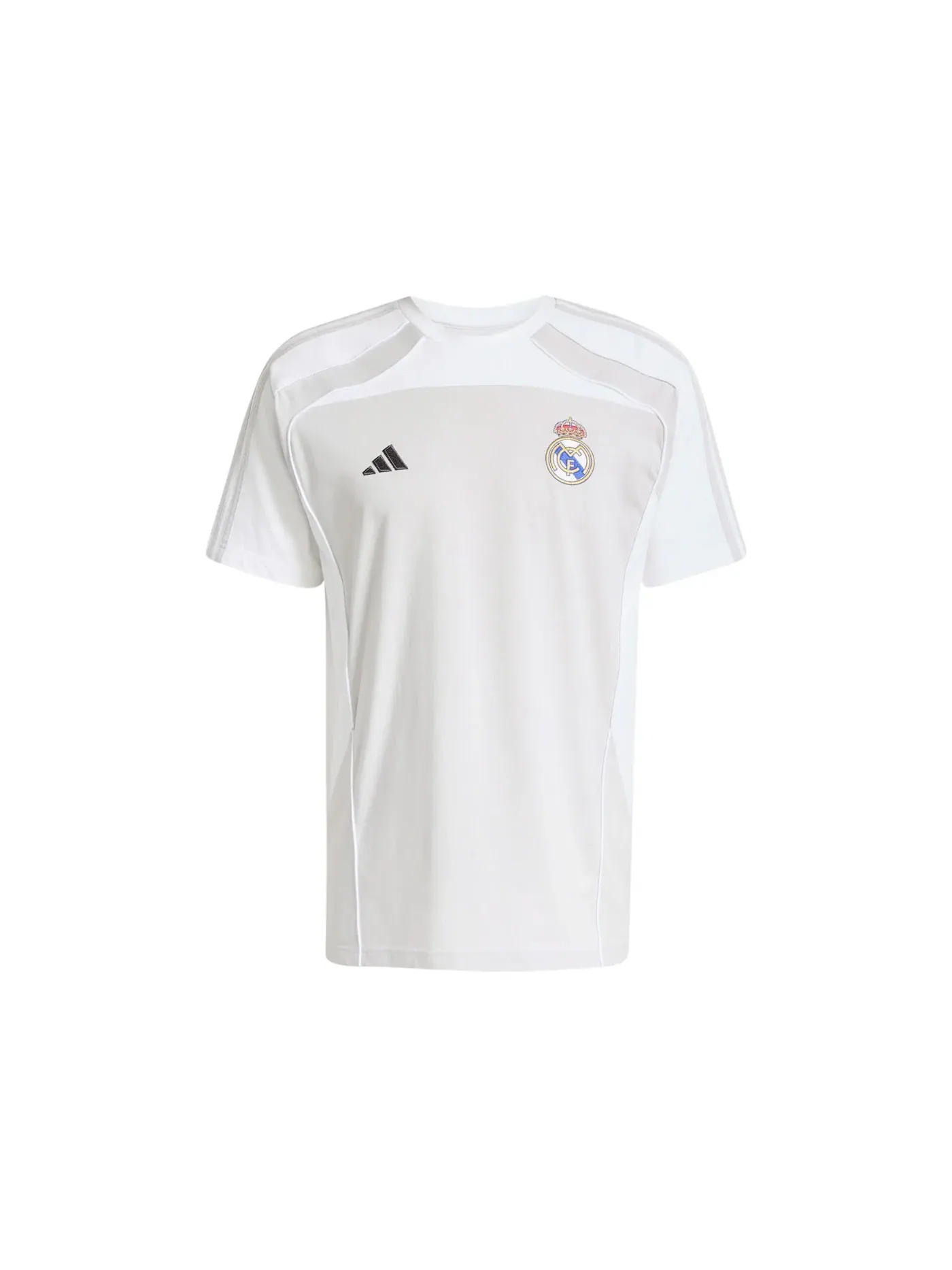 Мужская футболка с длинным рукавом Adidas Real Madrid UBP T-Shirt Adidas — изображение 1 из 1, светлый серый белый