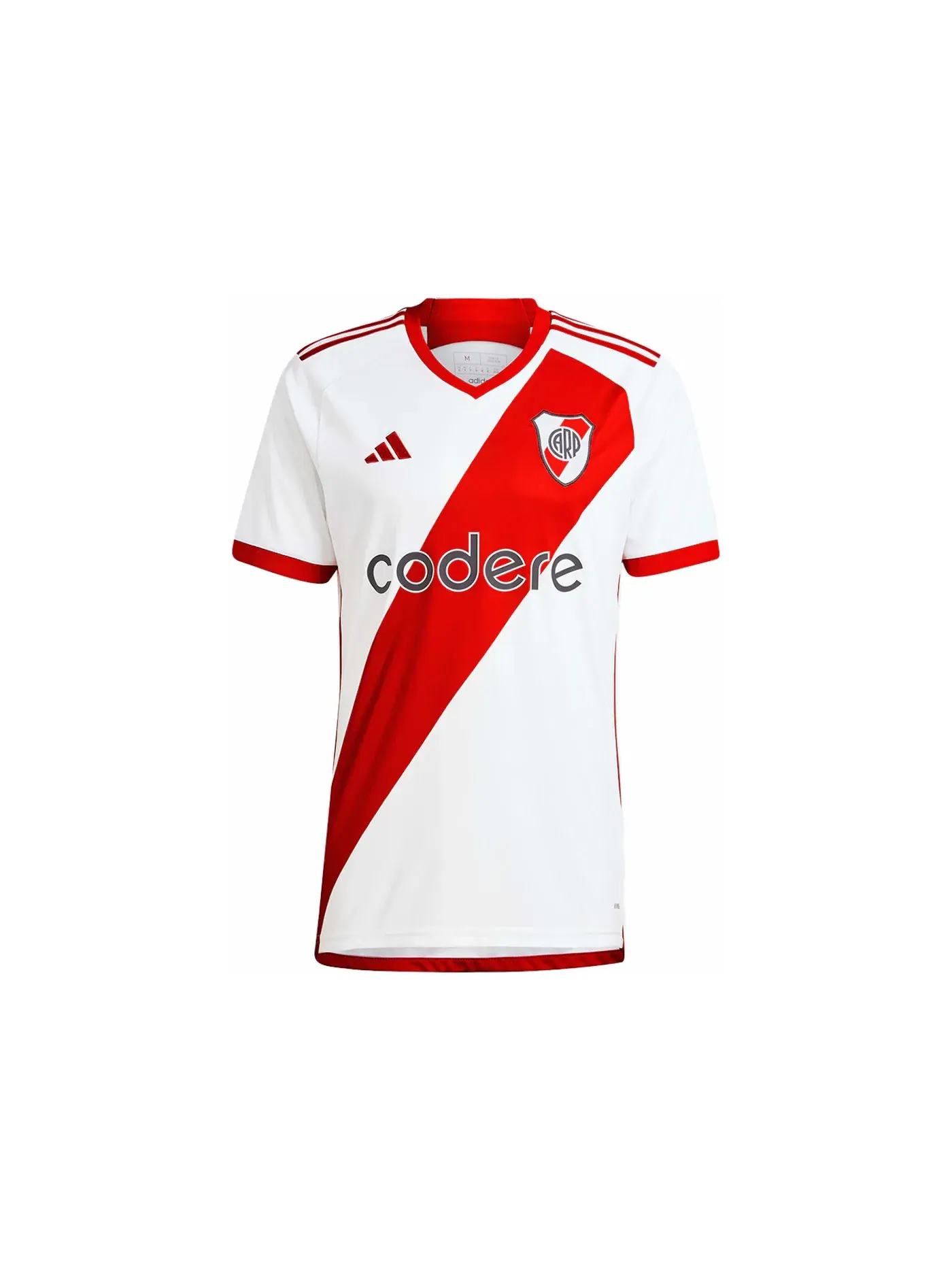 Мужская футбольная джерси с длинным рукавом Jersey Adidas — изображение 1 из 1, белый/красный
