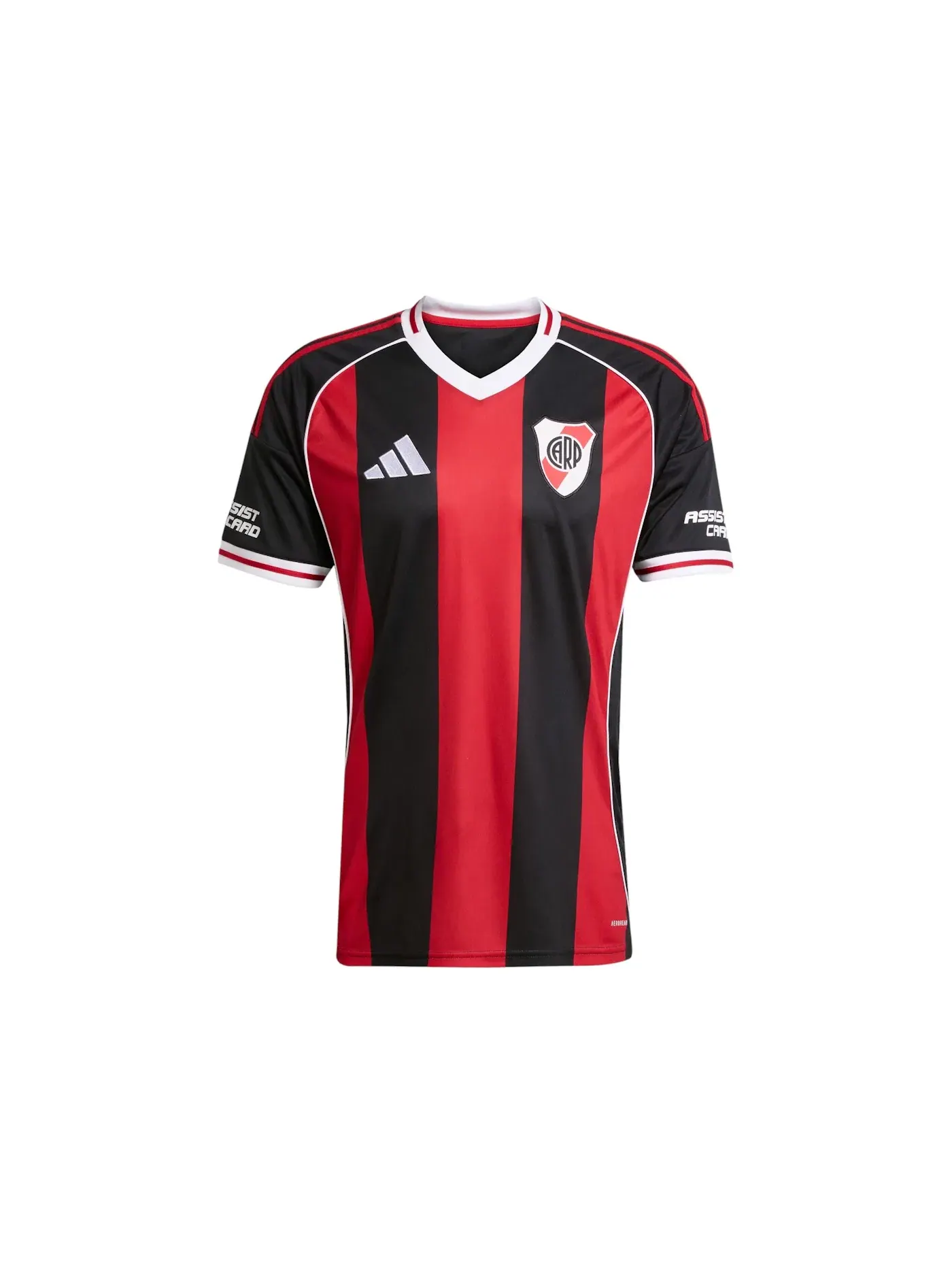 Мужская футбольная футболка с длинным рукавом Jersey Adidas — изображение 1 из 1, черный красный