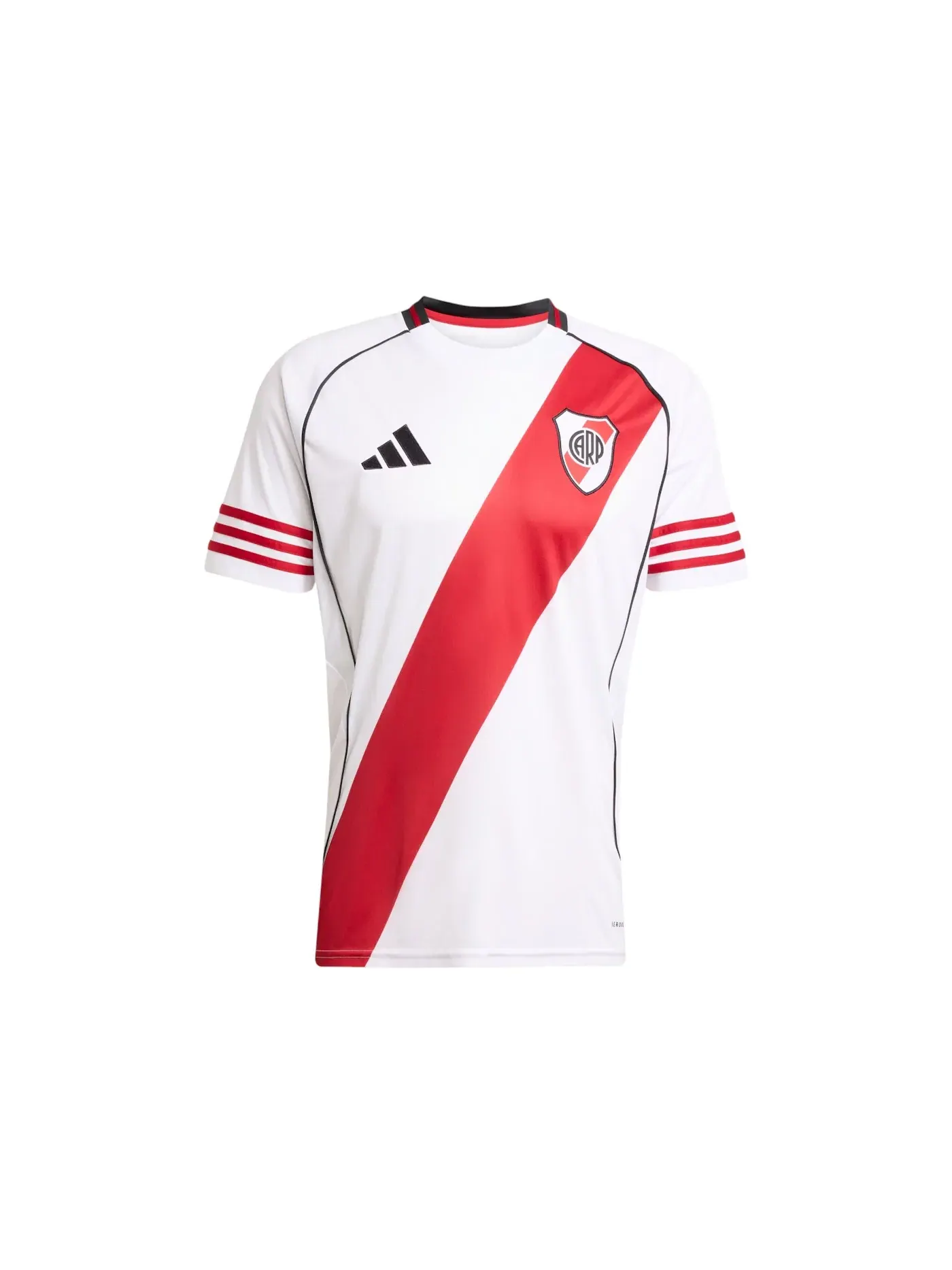 Мужская футбольная футболка с принтом River Plate Jersey Adidas — изображение 1 из 1, белый красный