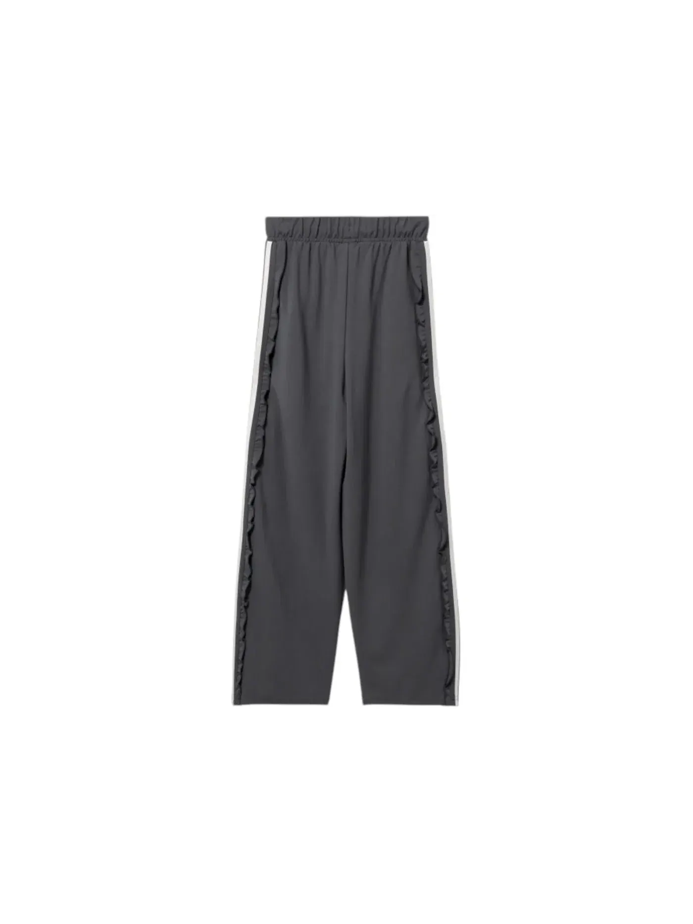 Женские штаны с оборками Pants (Asia Sizing) Adidas — изображение 2 из 2, серый