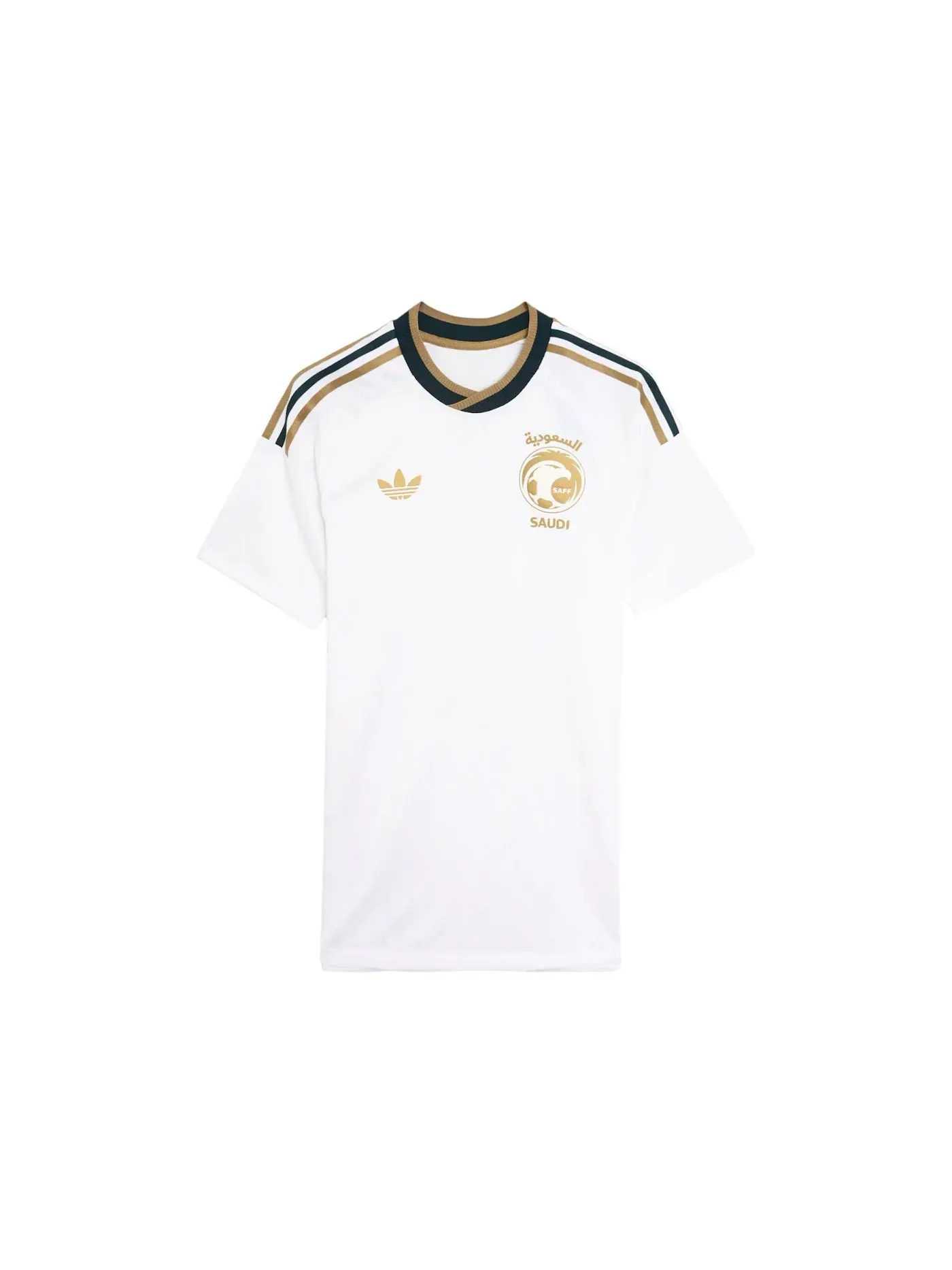 Мужская футбольная джерси с длинным рукавом Jersey Adidas — изображение 1 из 2, белый/хаки