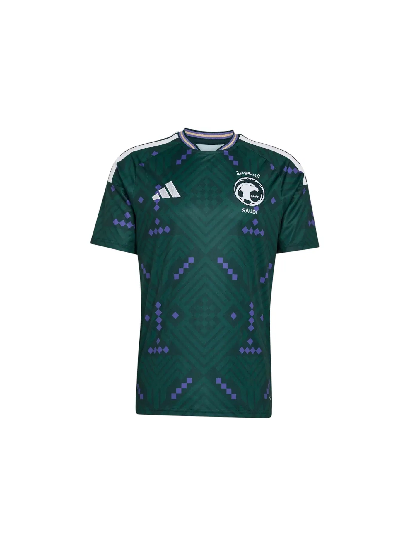 Детская футболка-джерси с принтом Adidas Saudi Arabia 26 Home Jersey Aurora Ivy — изображение 1 из 1, белый