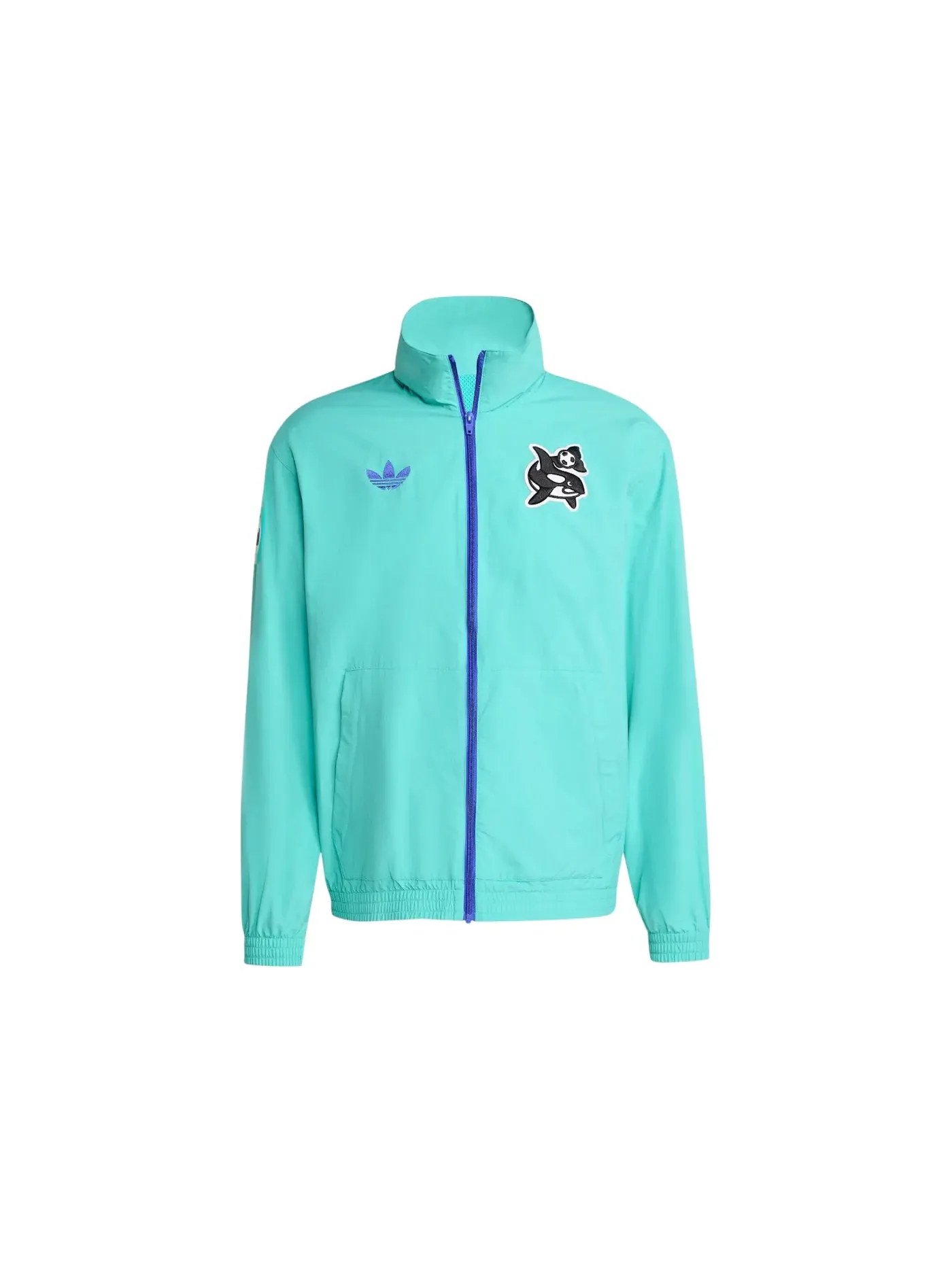 Мужская куртка с длинным рукавом Adidas Seattle Sounders FC 2025 Anthem Jacket — изображение 1 из 1, белый