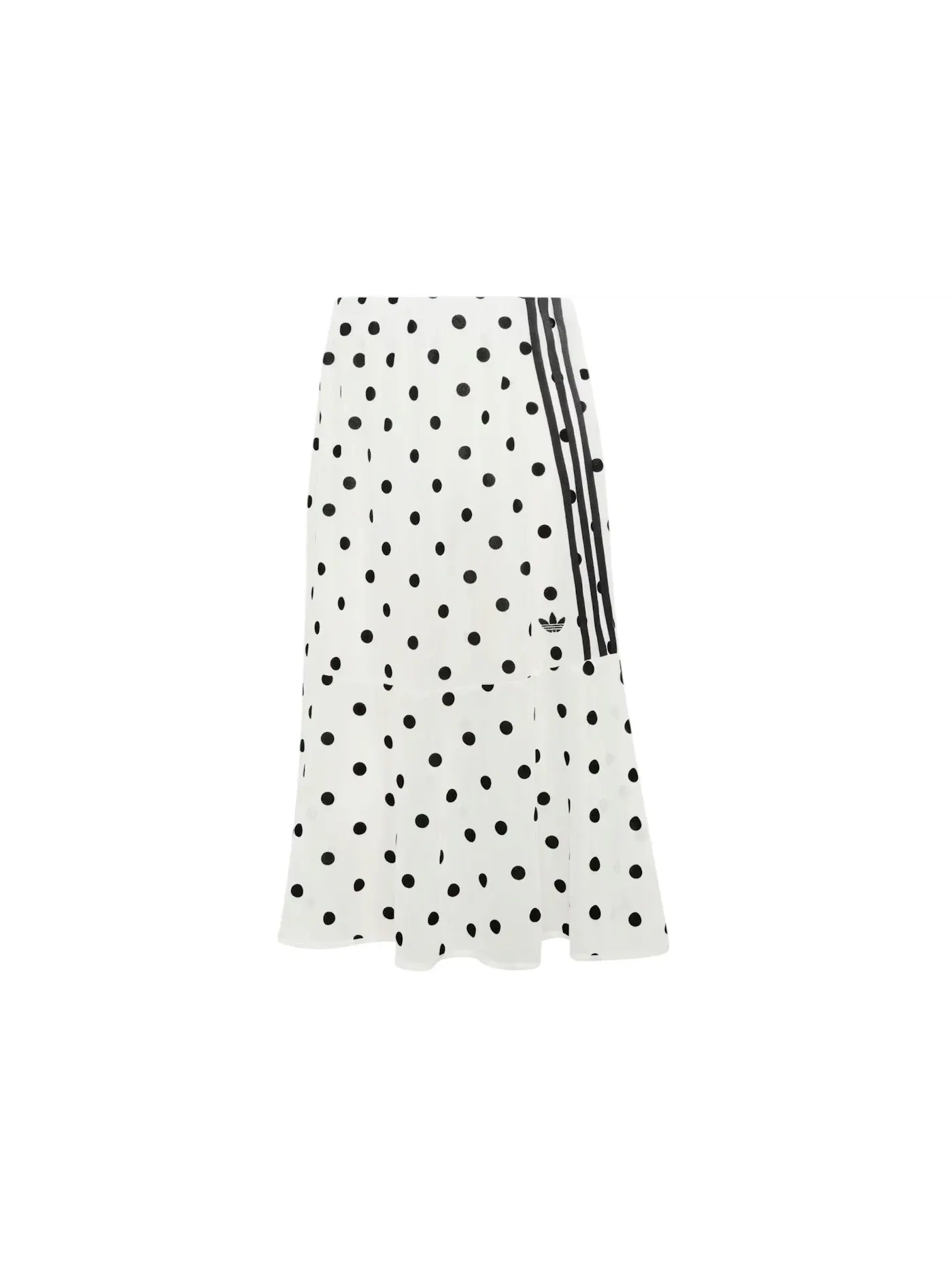 Женская юбка из шифона с принтом Skirt Adidas — изображение 1 из 1, белый