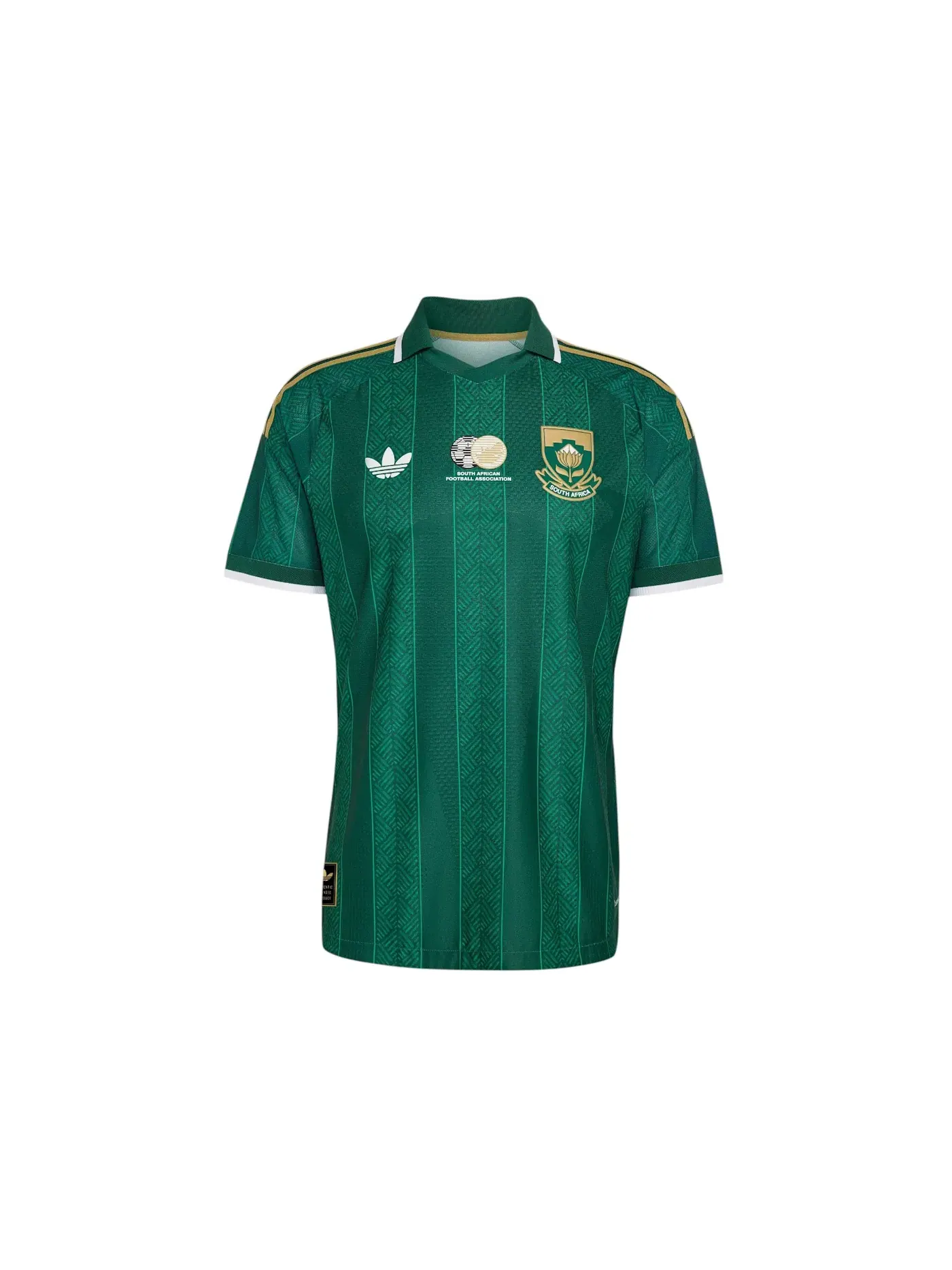 Мужская футбольная джерси Adidas South Africa 26 Away Authentic Jersey — изображение 1 из 1, темный зеленый/зеленый