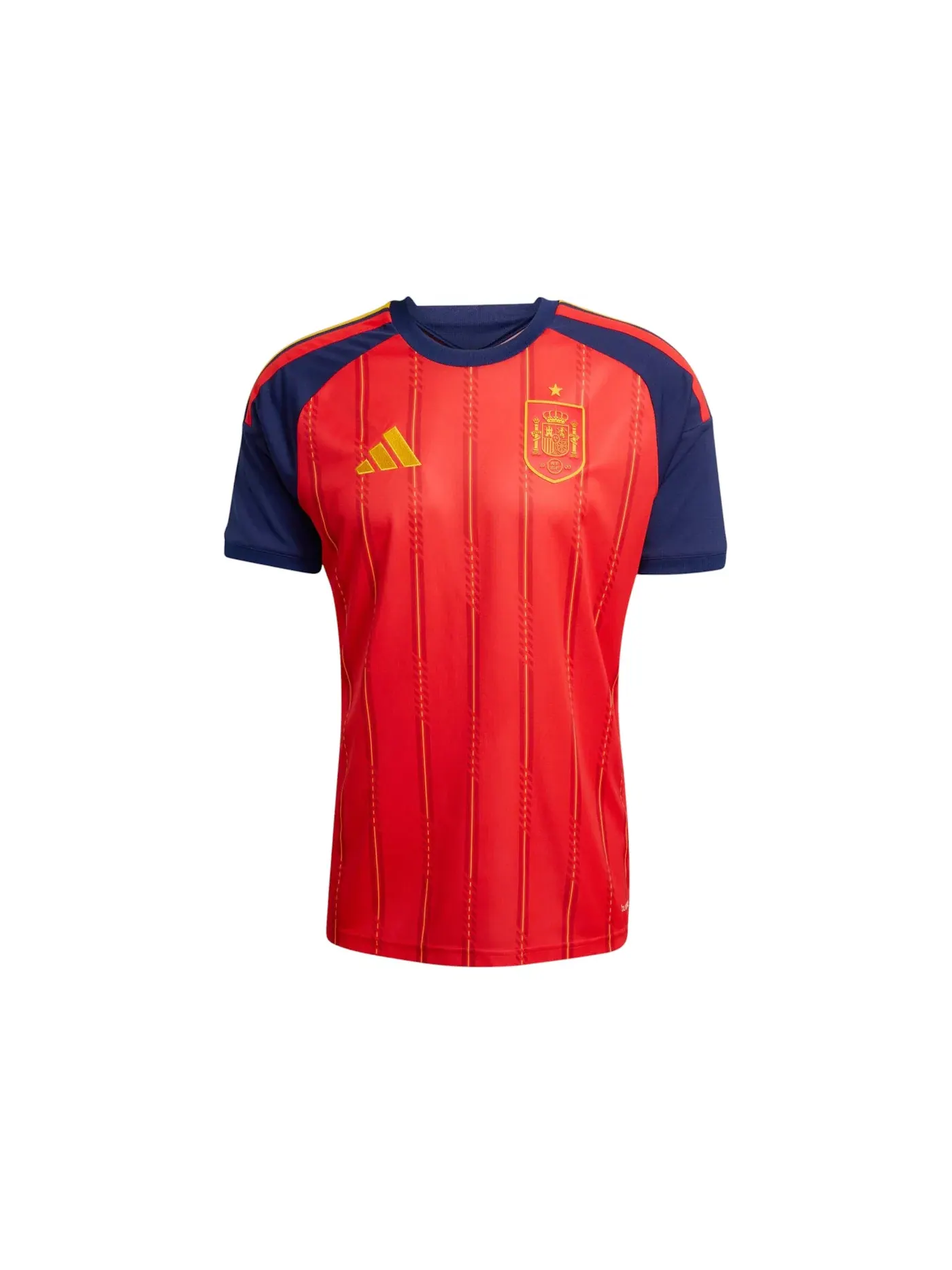 Мужская футболка с длинным рукавом Adidas Spain 2026 Home Jersey — изображение 1 из 2, красный