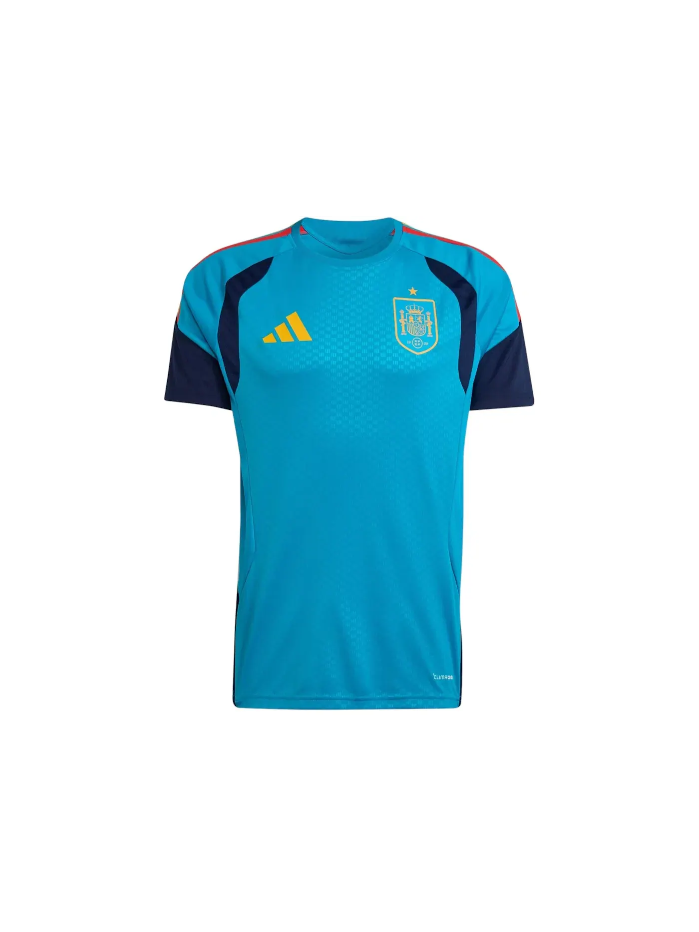 Мужская футбольная футболка с принтом Adidas Spain 2026 Tiro Jersey — изображение 1 из 1, голубой