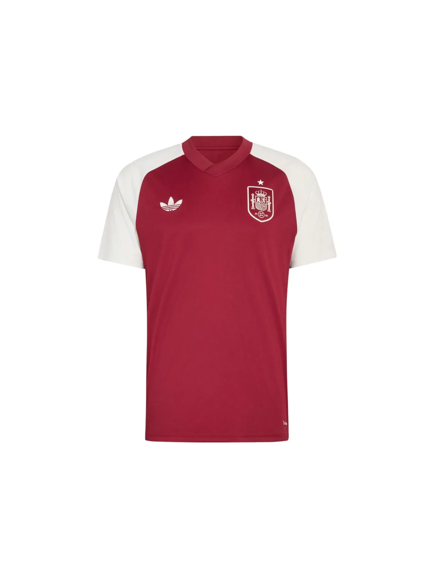 Мужская футбольная джерси с длинным рукавом Jersey Adidas — изображение 1 из 1, бордовый