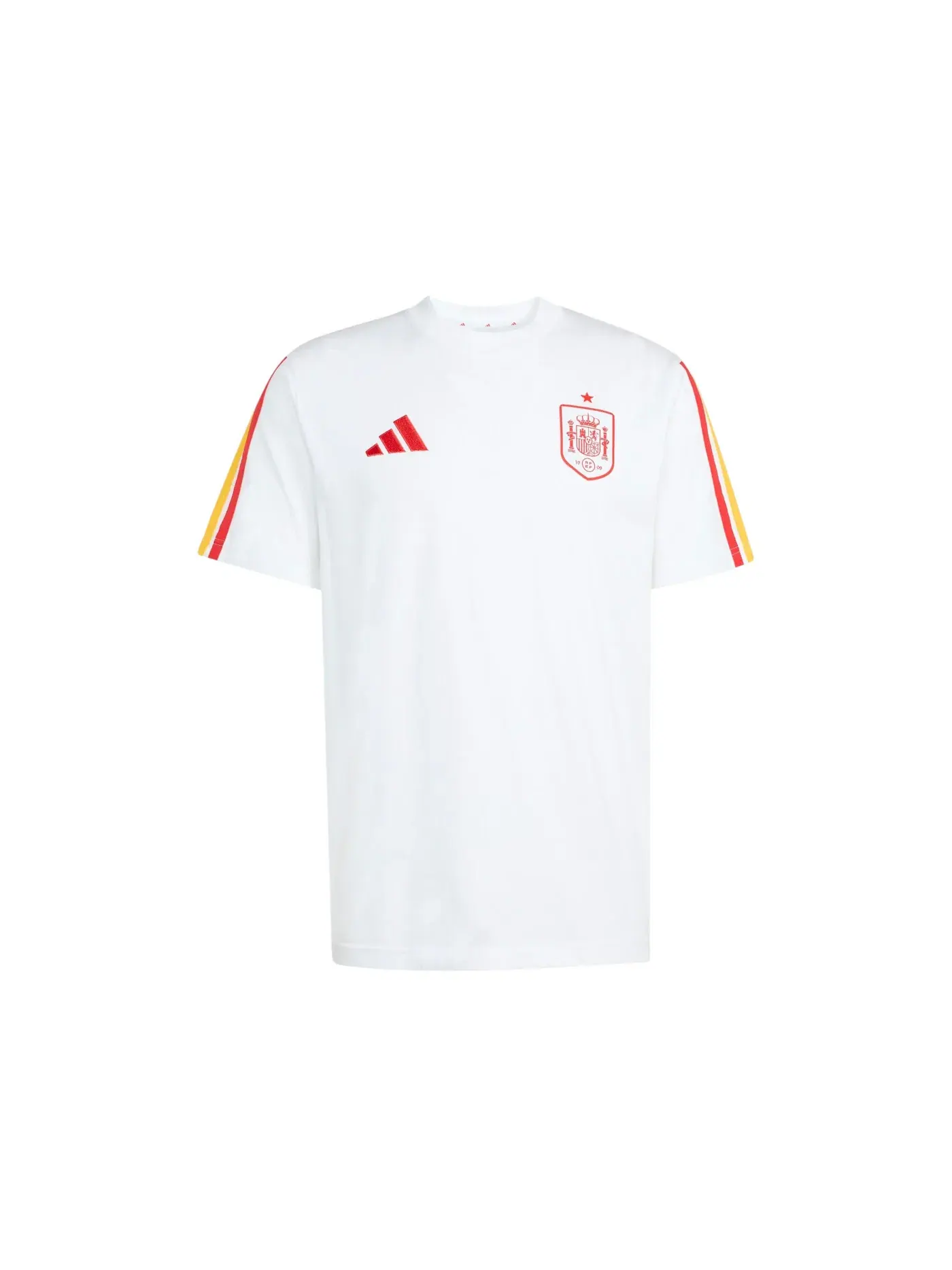 Мужская футболка с принтом Adidas Spain DNA T-Shirt Adidas — изображение 1 из 1, белый