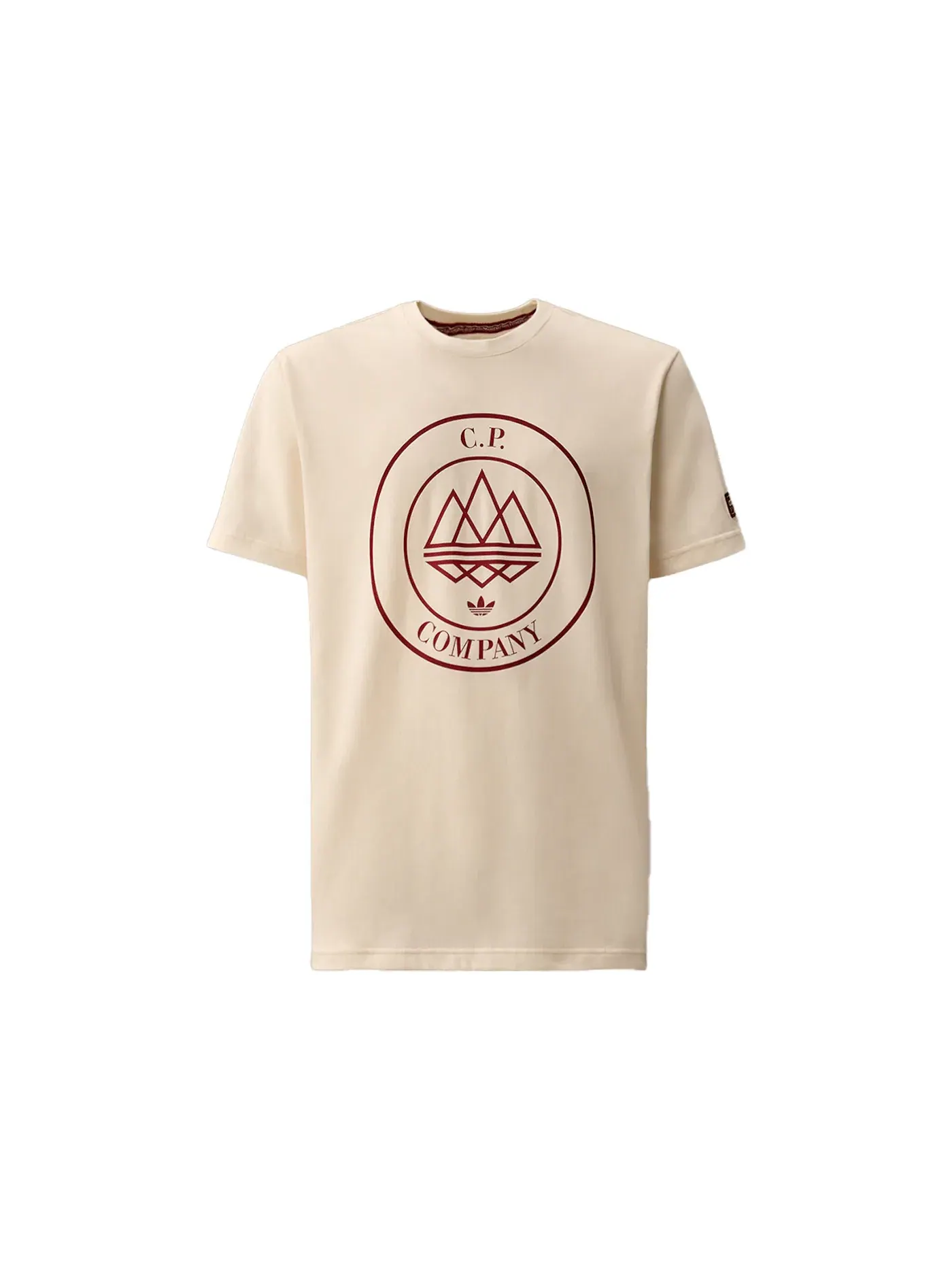 Мужская футболка с принтом Solid Single Organic Jersey Mod T-Shirt Adidas — изображение 1 из 1, белый