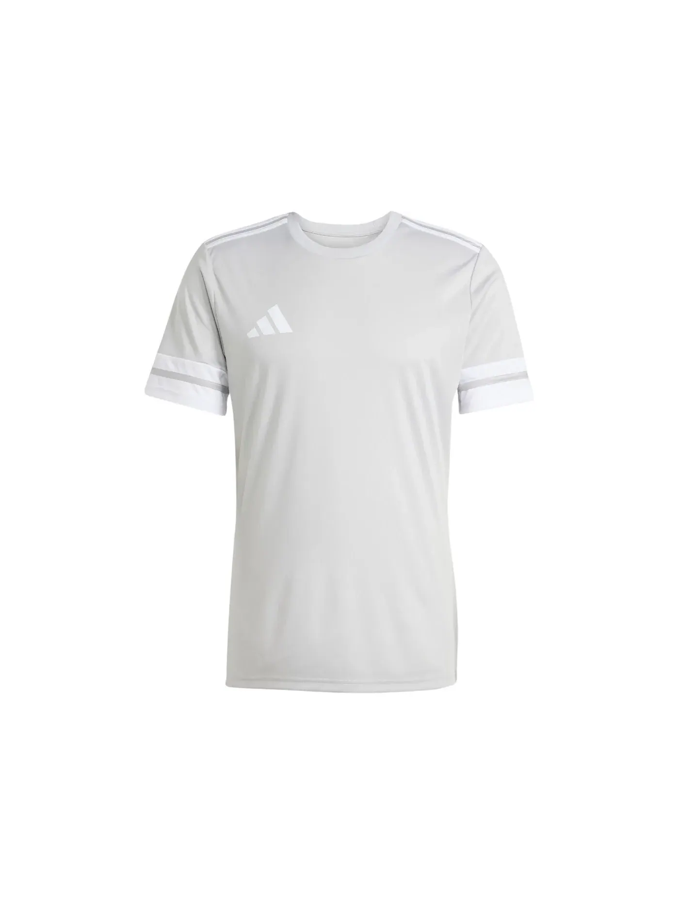 Мужская футбольная футболка Team Light Grey White Adidas — изображение 1 из 1, светлый серый белый
