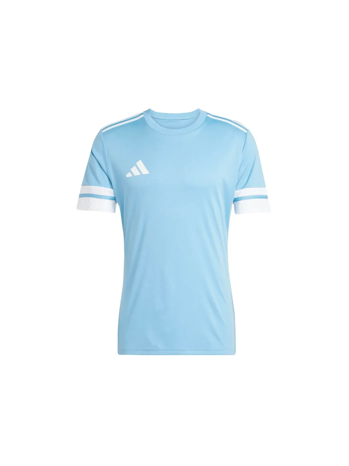 Мужская футбольная футболка с длинным рукавом Jersey Adidas — изображение 1 из 1, светлый синий/белый