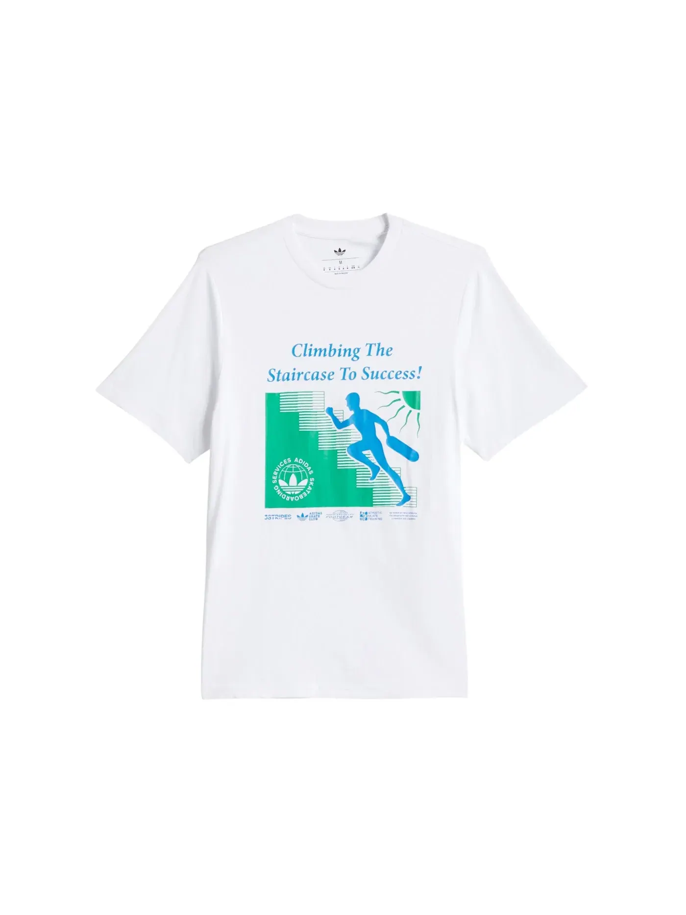 Футболка с принтом Corpo Solutions Tee Adidas — изображение 1 из 1, белый