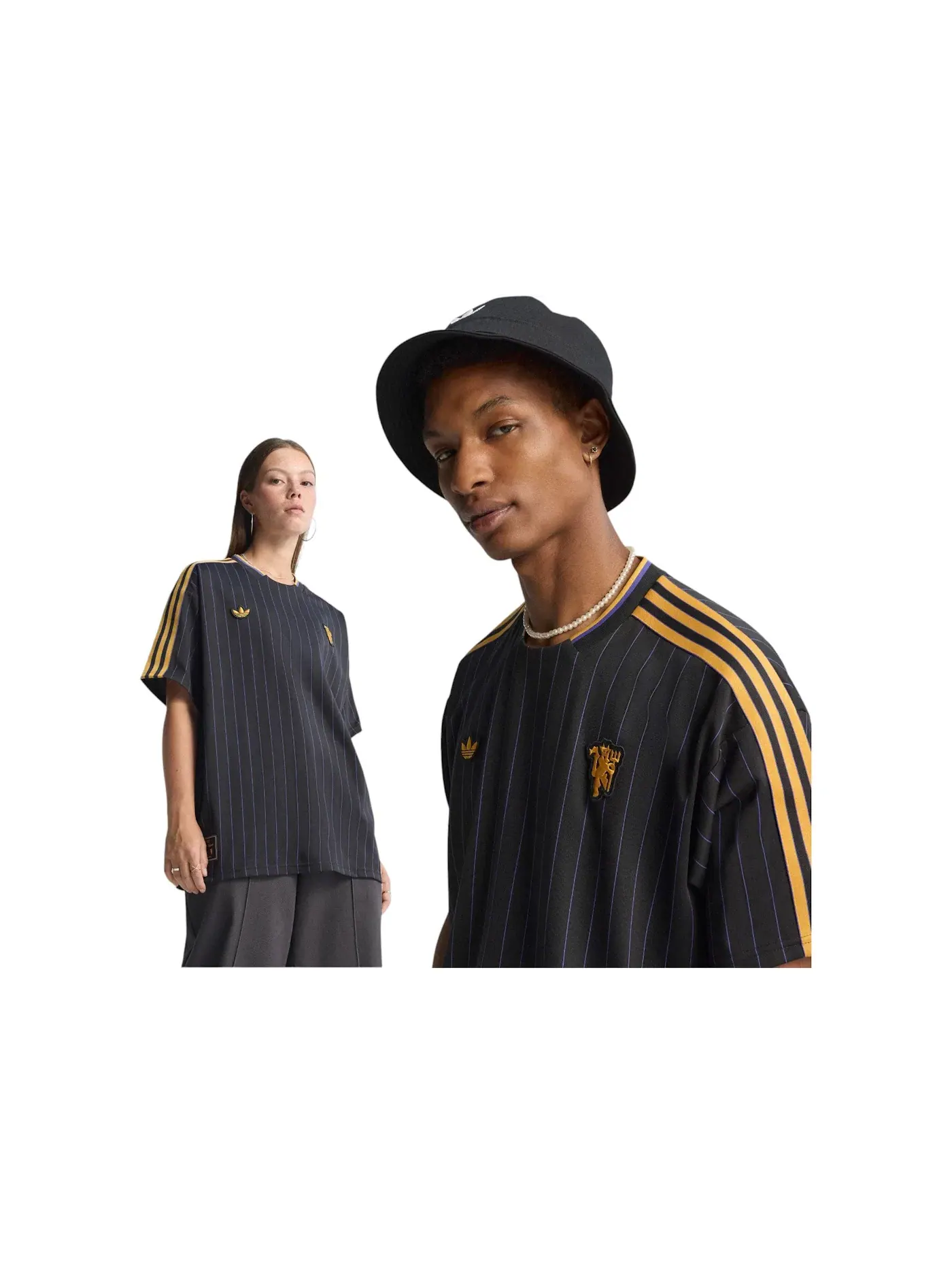 Мужская футбольная футболка Adidas Jersey — изображение 1 из 1, черный