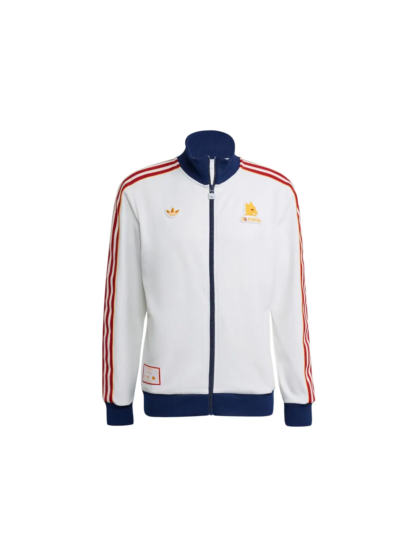 Мужская куртка с принтом Adidas Top — изображение 1 из 1, белый темный синий