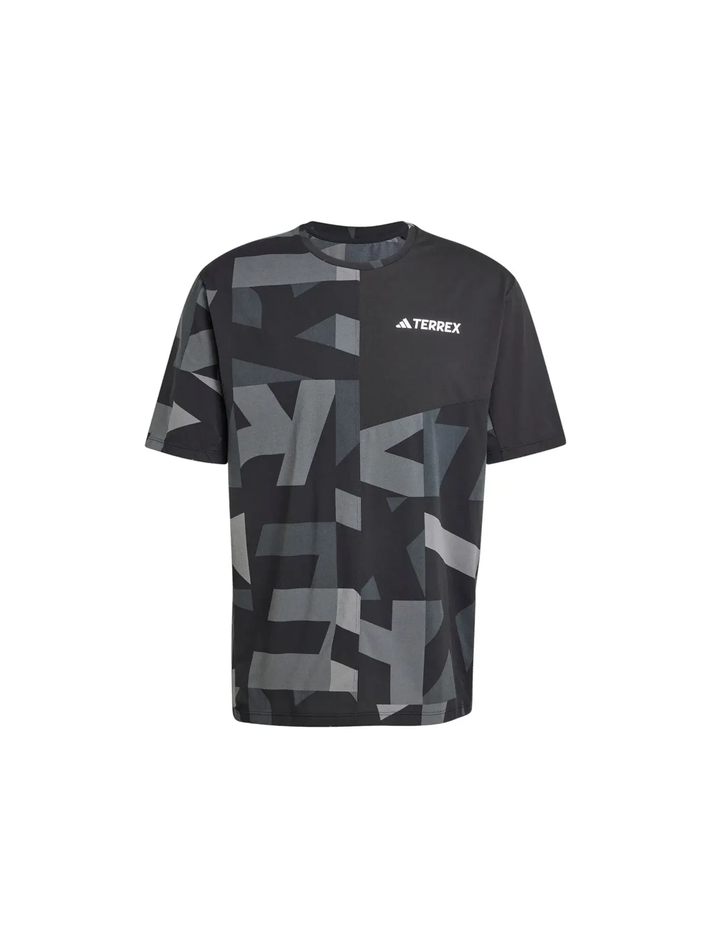 Мужская футболка с принтом Terrex Multi Climacool Printed Adidas — изображение 1 из 1, черный
