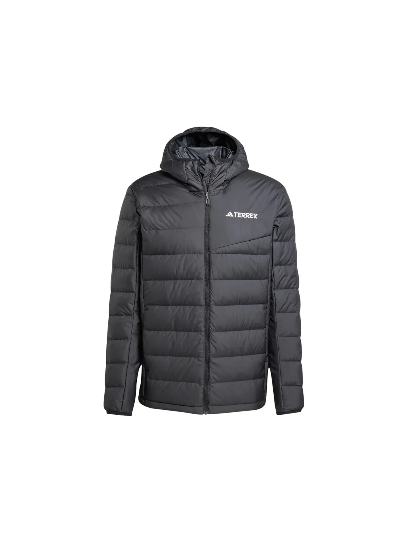 Мужская куртка с капюшоном утепленная Adidas Terrex Multi Light Down Climawarm — изображение 1 из 1, черный