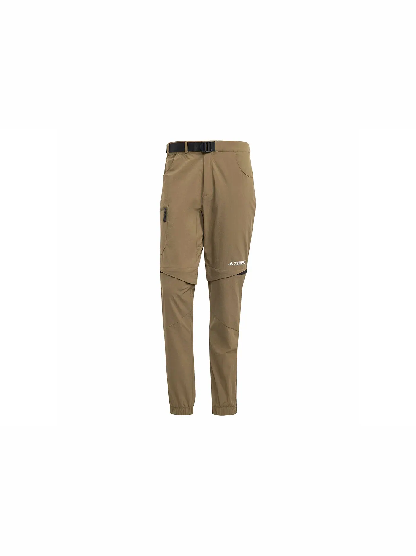 Мужские штаны с отстегивающимися штанинами Terrex Utilitas Hiking Zip-Off Pants Adidas — изображение 1 из 1, оливковый