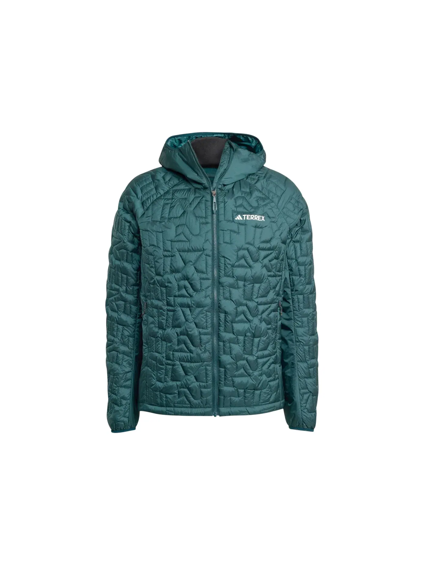 Мужская куртка с капюшоном утепленная Primaloft Adidas, Aurora Ivy — изображение 1 из 1