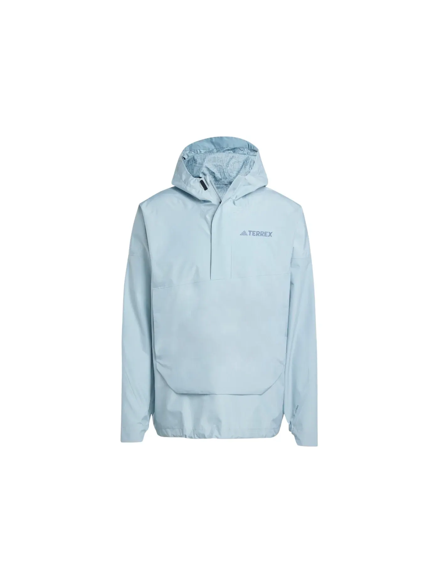 Мужская анорак с капюшоном Adidas Terrex Xploric — изображение 1 из 1, серый