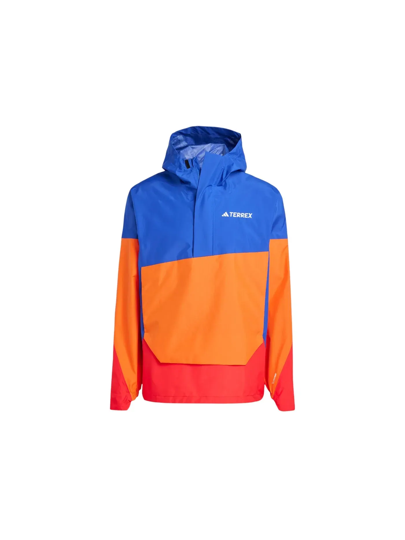 Мужская анорак с защитой от непогоды Adidas Terrex Xploric — изображение 1 из 1, синий/оранжевый