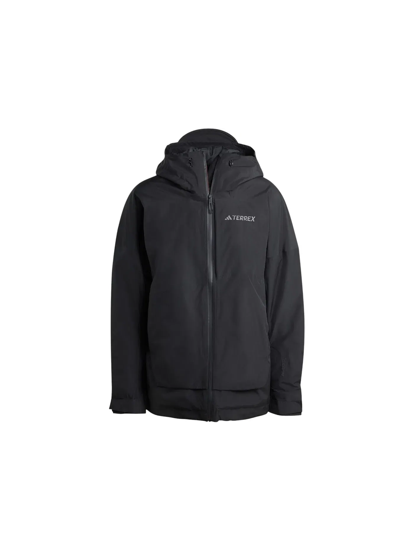 Мужская куртка утепленная с принтом Terrex Xploric Layer Insulated Climaproof Adidas — изображение 1 из 1, черный