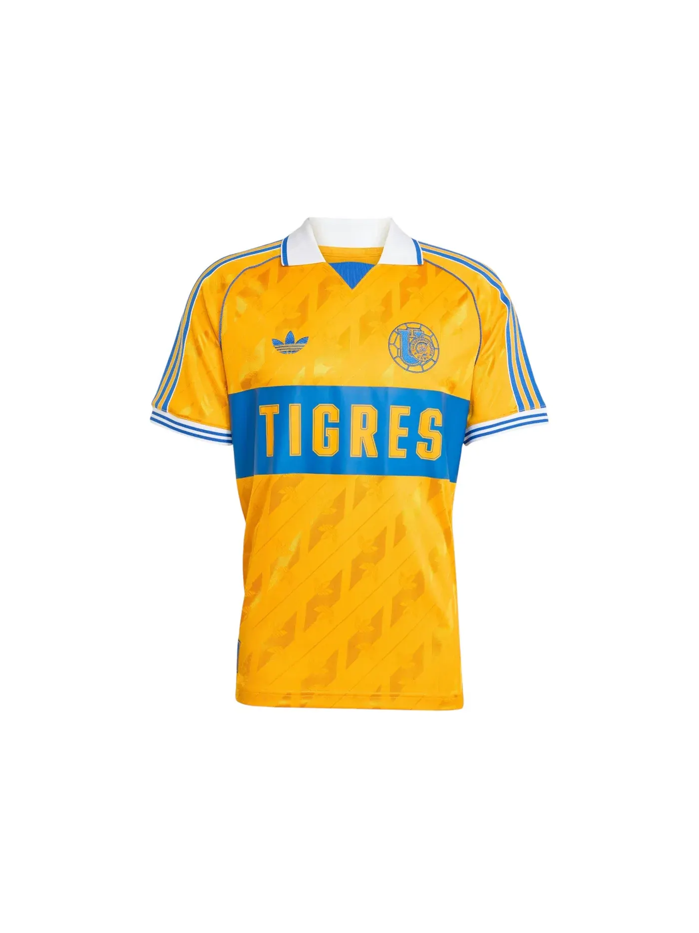 Мужская футбольная джерси Adidas Tigres Uanl Anniversary — изображение 1 из 1, золотистый