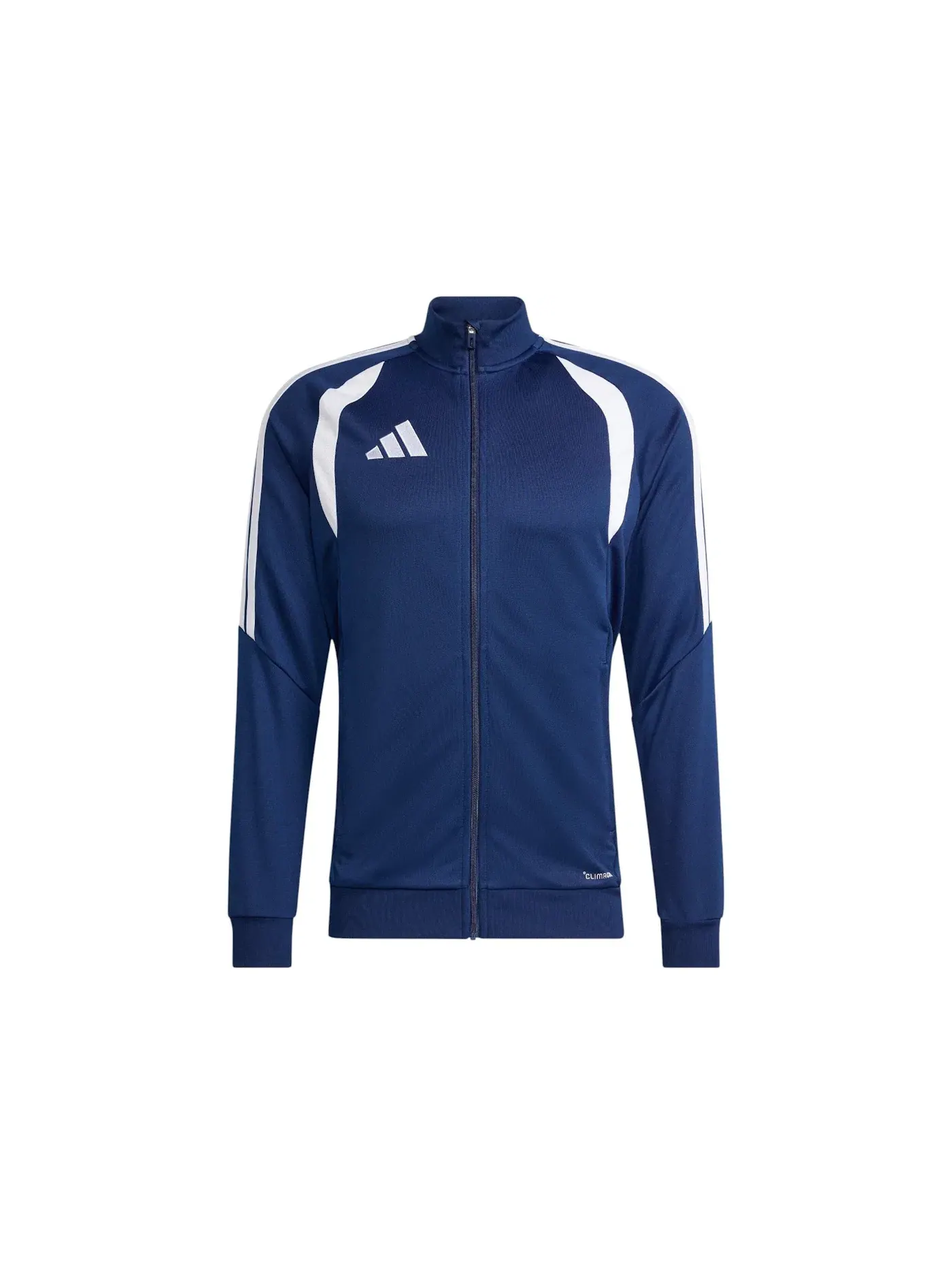 Мужская куртка-ветровка с длинным рукавом Adidas — изображение 1 из 1, темно-синий синий белый