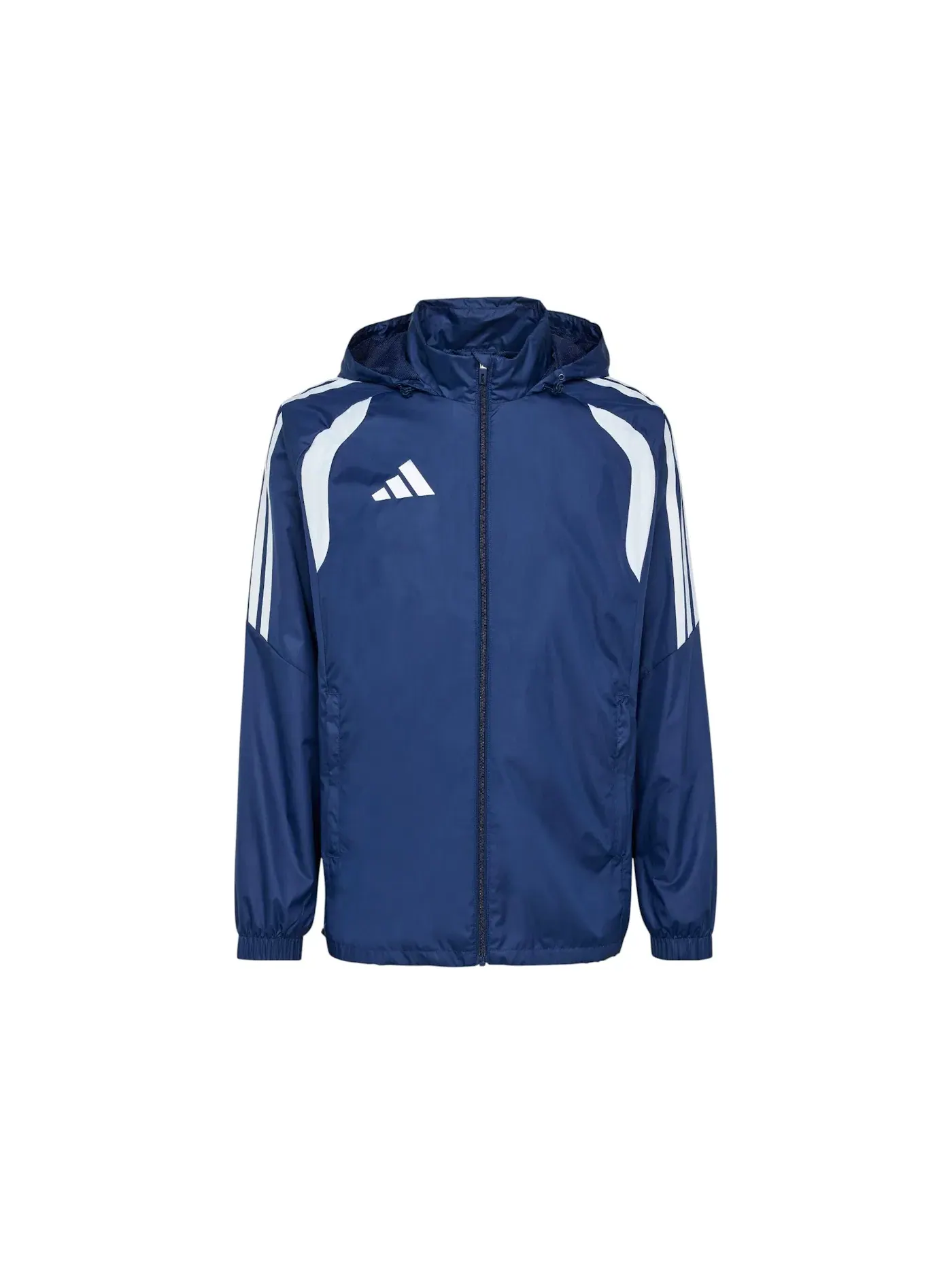 Мужская ветровка-тренчкот модель Windbreaker Adidas — изображение 1 из 1, темно-синий синий белый