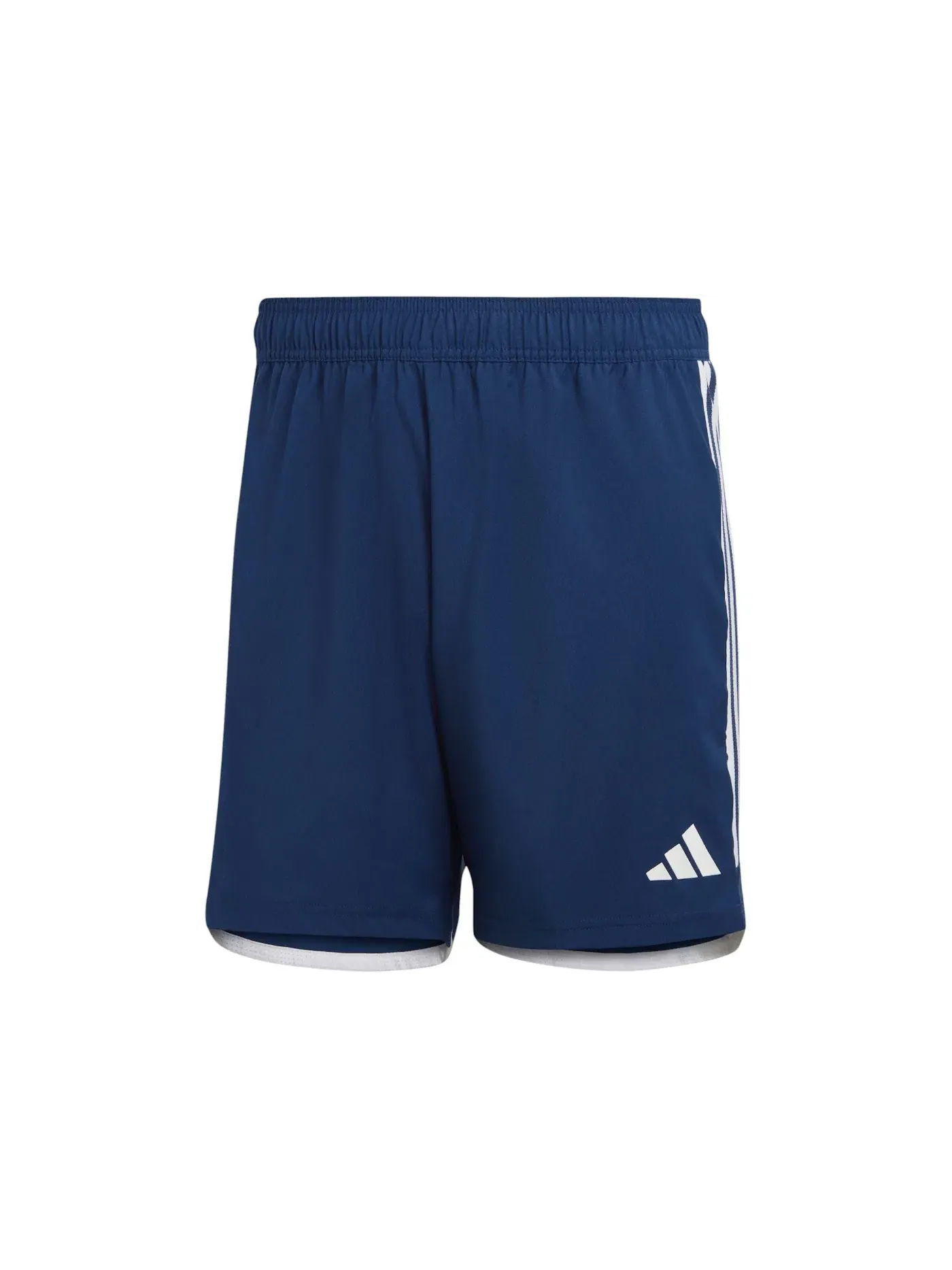 Мужские шорты с длиной до колена Tiro 23 Competition Match Adidas — изображение 1 из 1, темно-синий синий белый