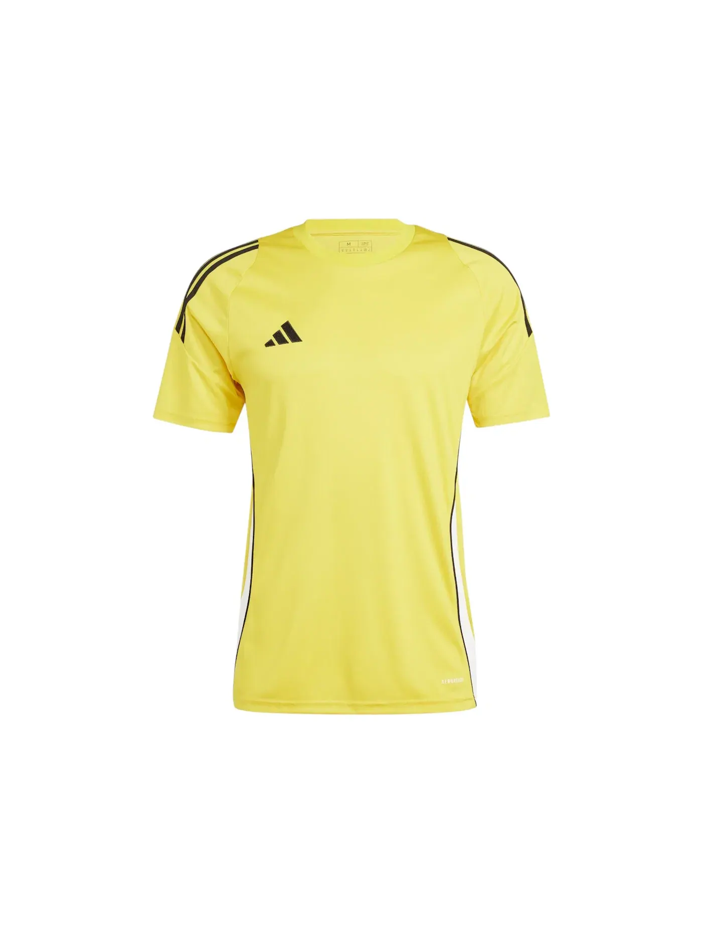 Мужская футбольная футболка с длинным рукавом Adidas Jersey — изображение 1 из 1, желтый белый