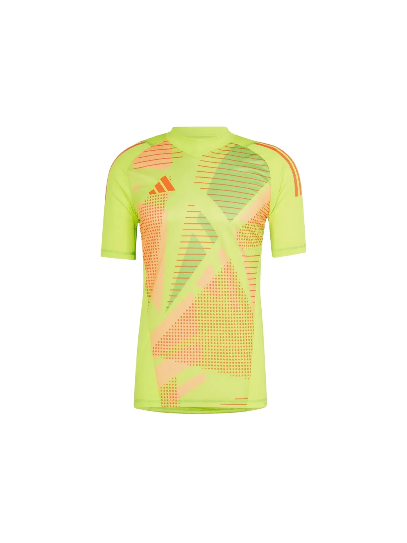 Мужская футбольная вратарская футболка с коротким рукавом Adidas Tiro 24 Pro — изображение 1 из 1, желтый