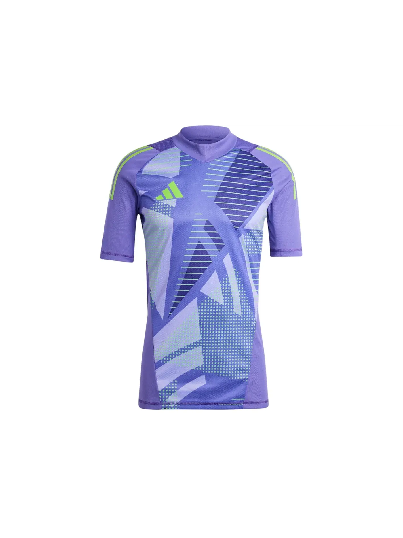 Мужская футболка вратарская с коротким рукавом Adidas Tiro 24 Pro — изображение 1 из 1, фиолетовый