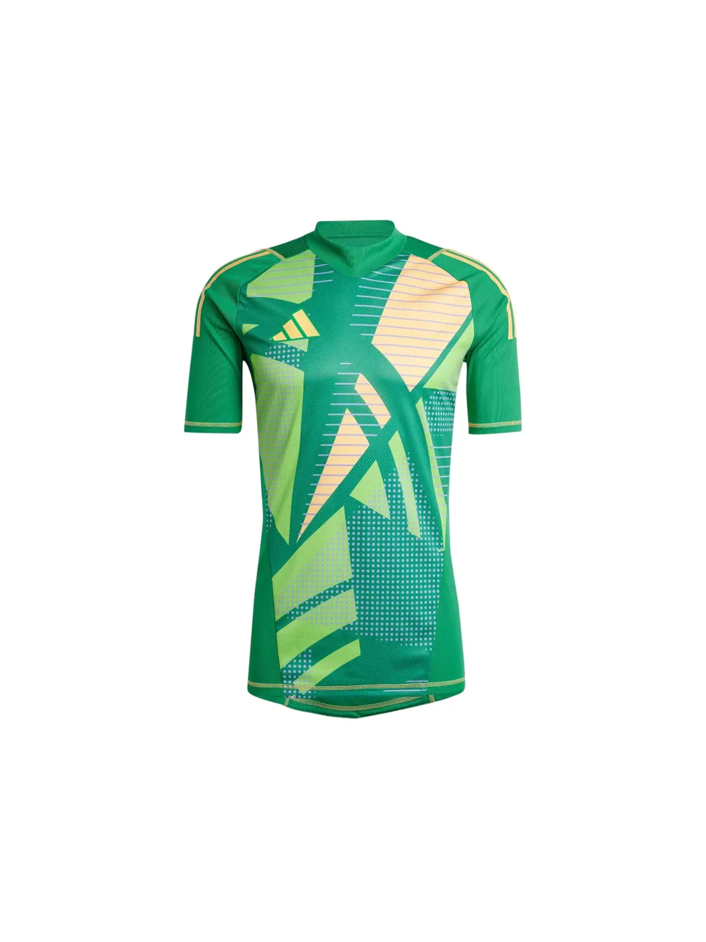 Мужская футболка вратарская с коротким рукавом Adidas Tiro 24 Pro — изображение 1 из 1, зеленый